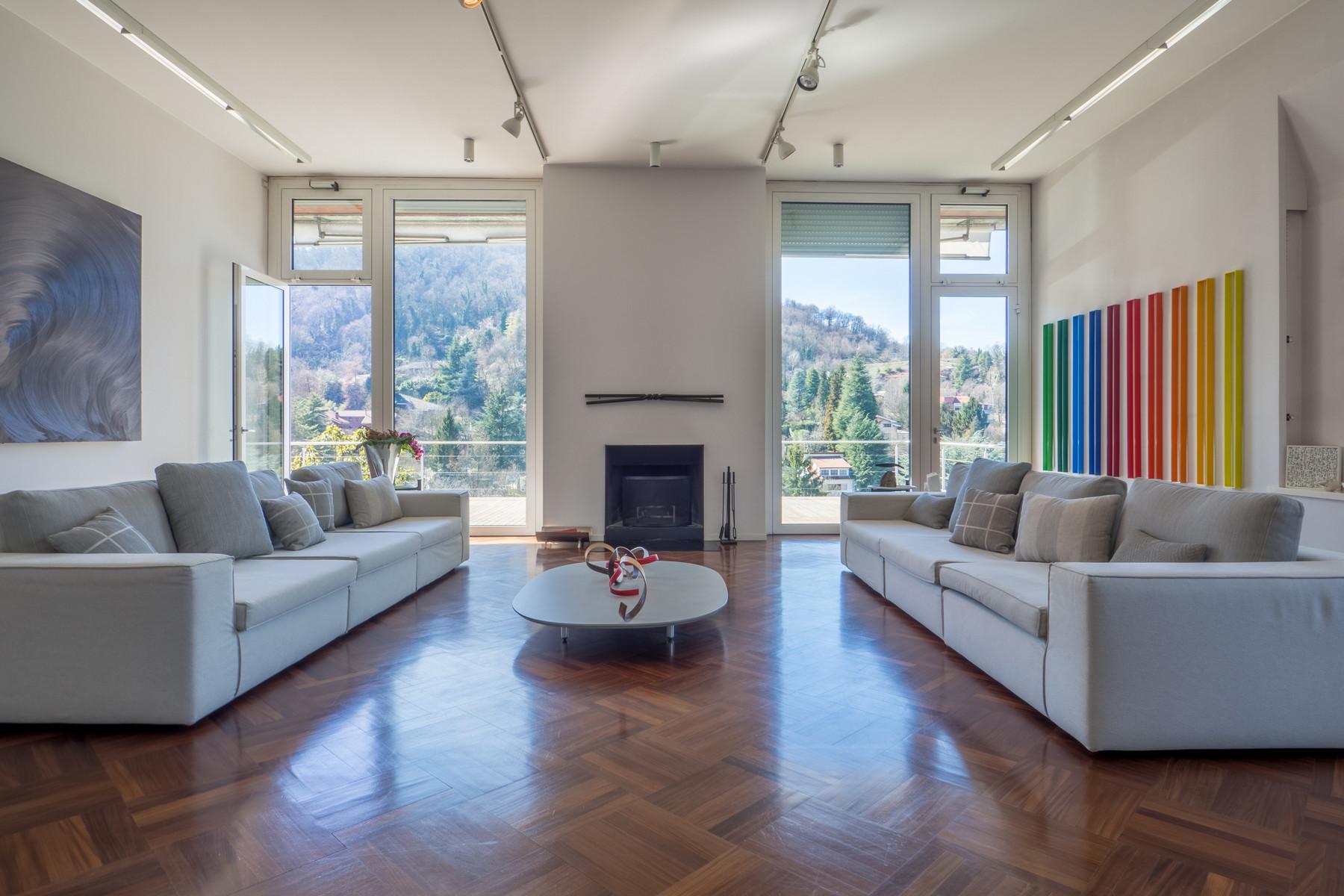 Design-Villa auf dem Hügel Turins - 2