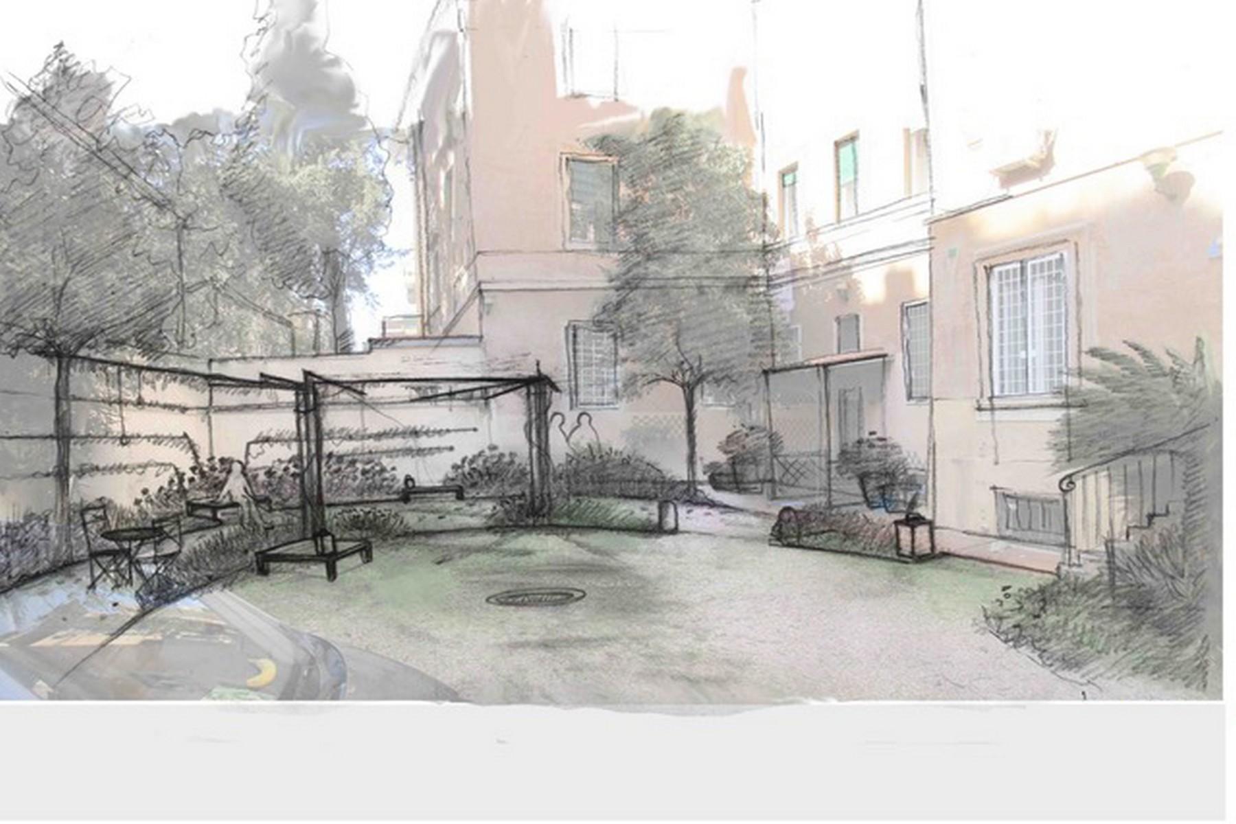 Элегантные апартаменты с красивым садом и тремя парковочными местами в Париоли. - 35