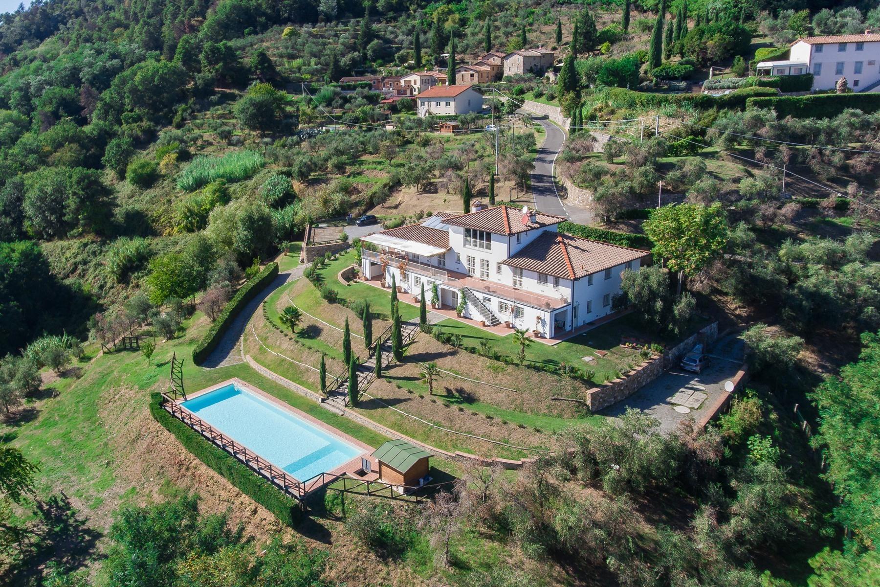 Lucca 山丘之上拥有游泳池的壮观别墅 - 1