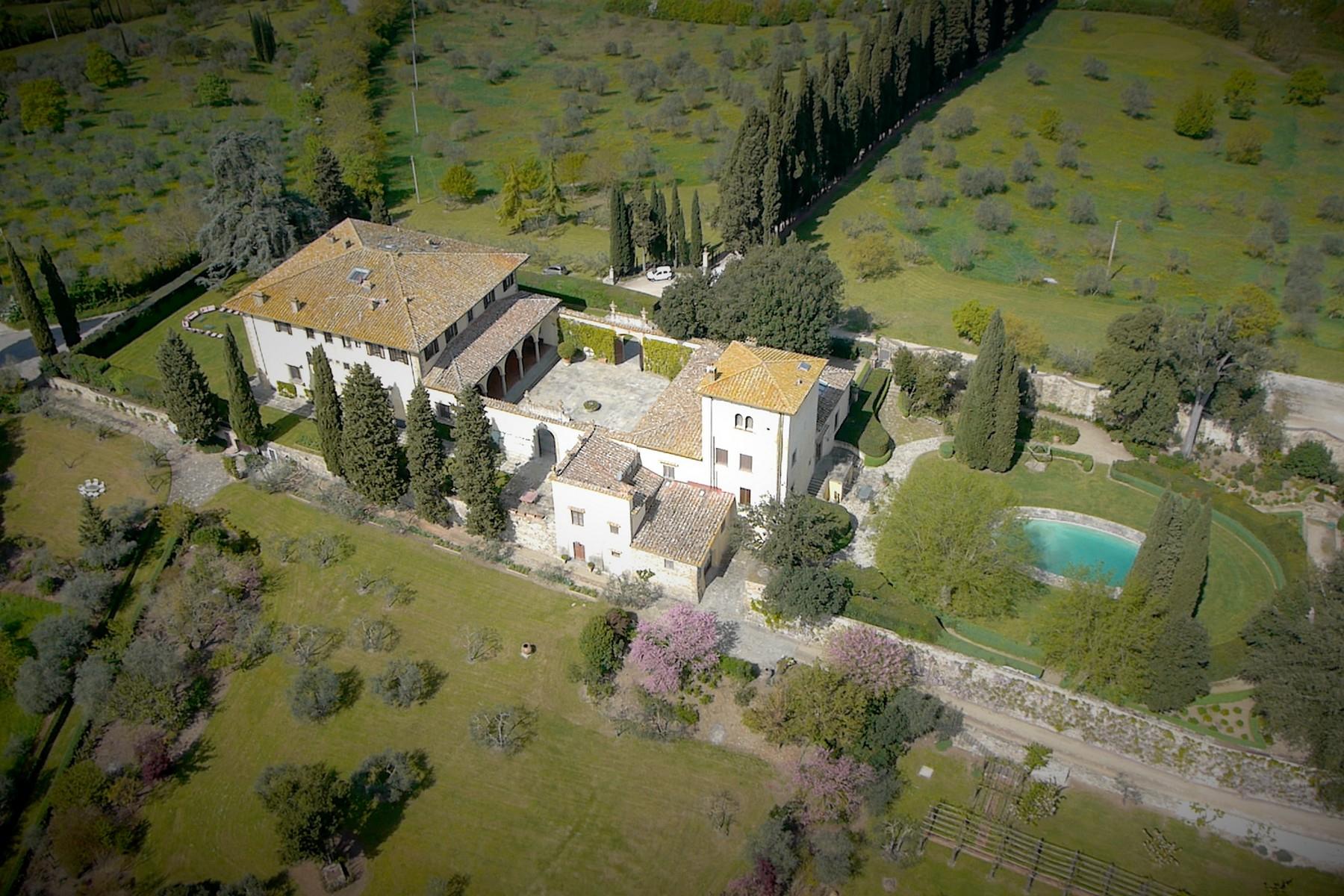 Wunderschöne Villa der Renaissance mit Pool auf den Hügeln von Florenz - 43