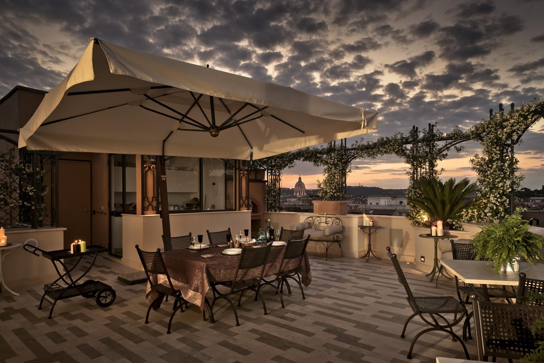 Luxus-Penthouse mit Panorama-Terrasse und Blick auf die ganze Stadt Rom - 34
