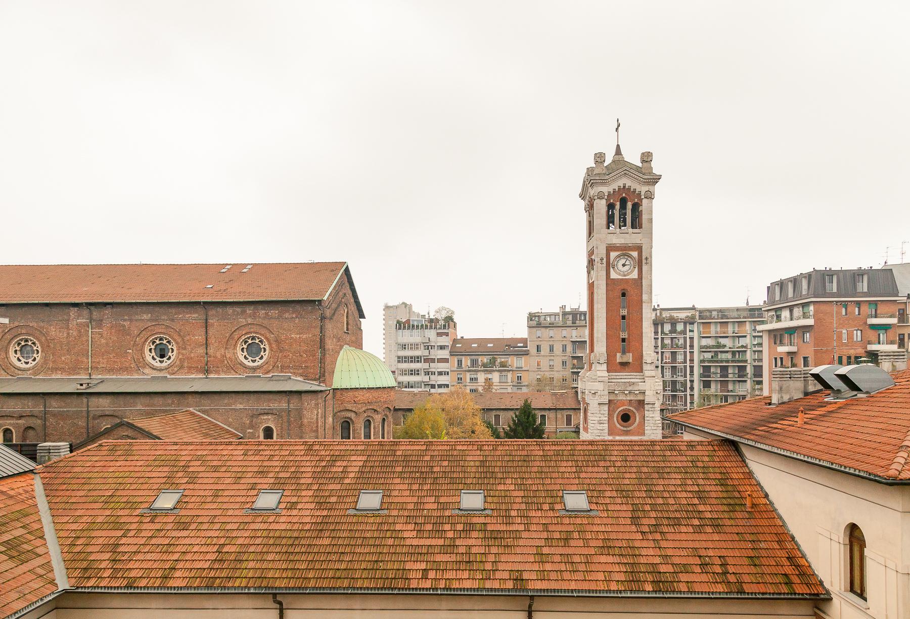 俯瞰地标建筑Arco della Pace，拥有露台的迷人顶层公寓 - 3