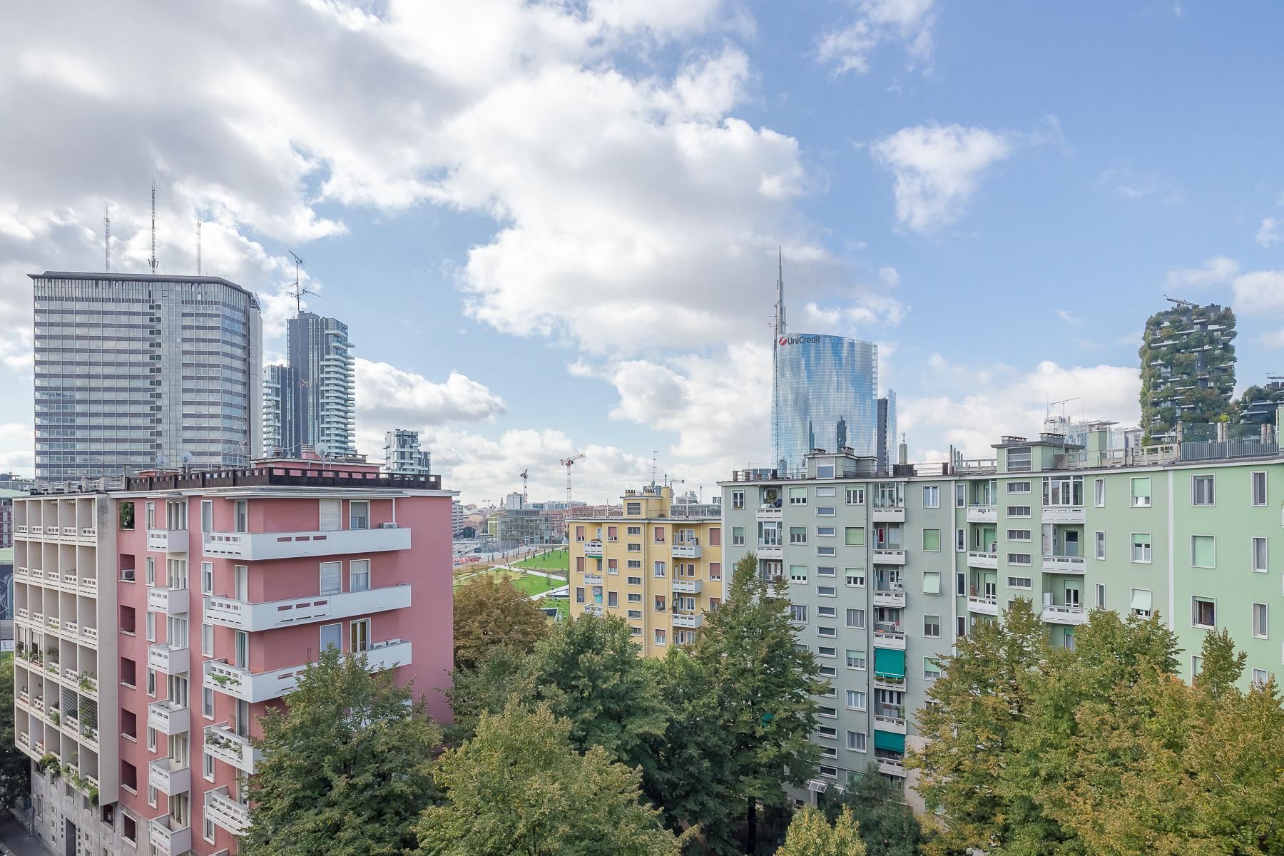 Panoramico attico con vista sullo skyline milanese - 20