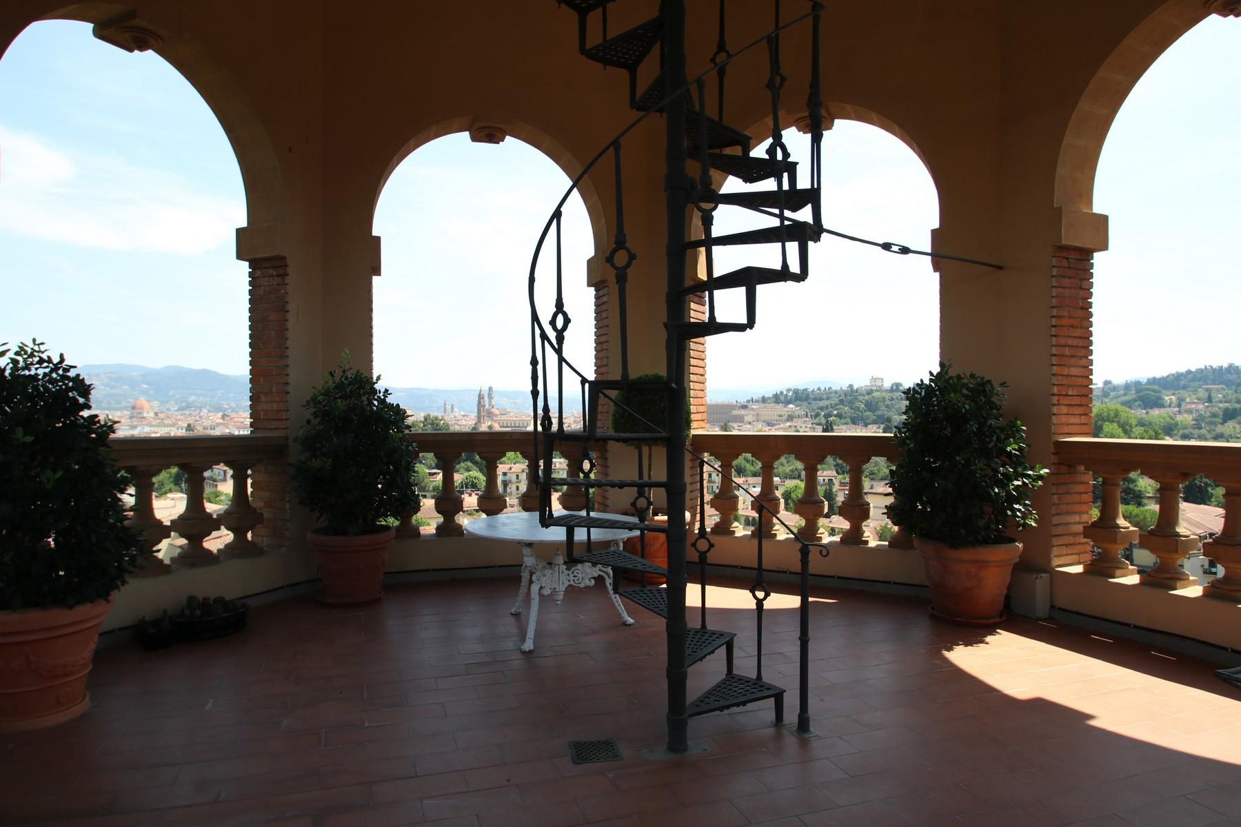 Flamboyant Top-floor Apartment with Tower in Bellosguardo, Florence - 27