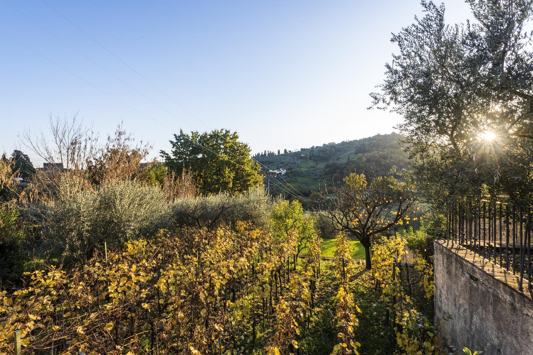 Удивительная вилла с бассейном и виноградником на флорентийском склоне холма недалеко от Карминьяно - 24