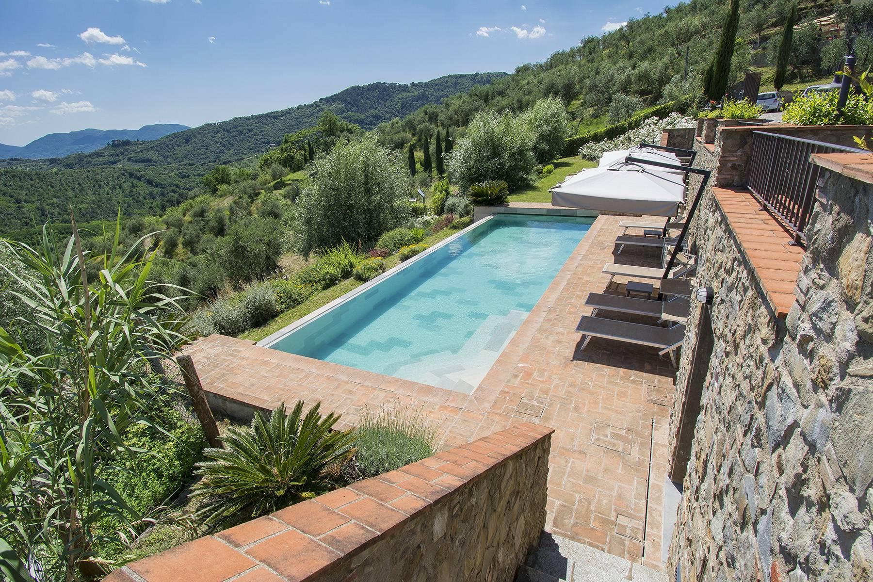 Superbe villa de campagne sur les collines de Lucca avec vignoble - 1