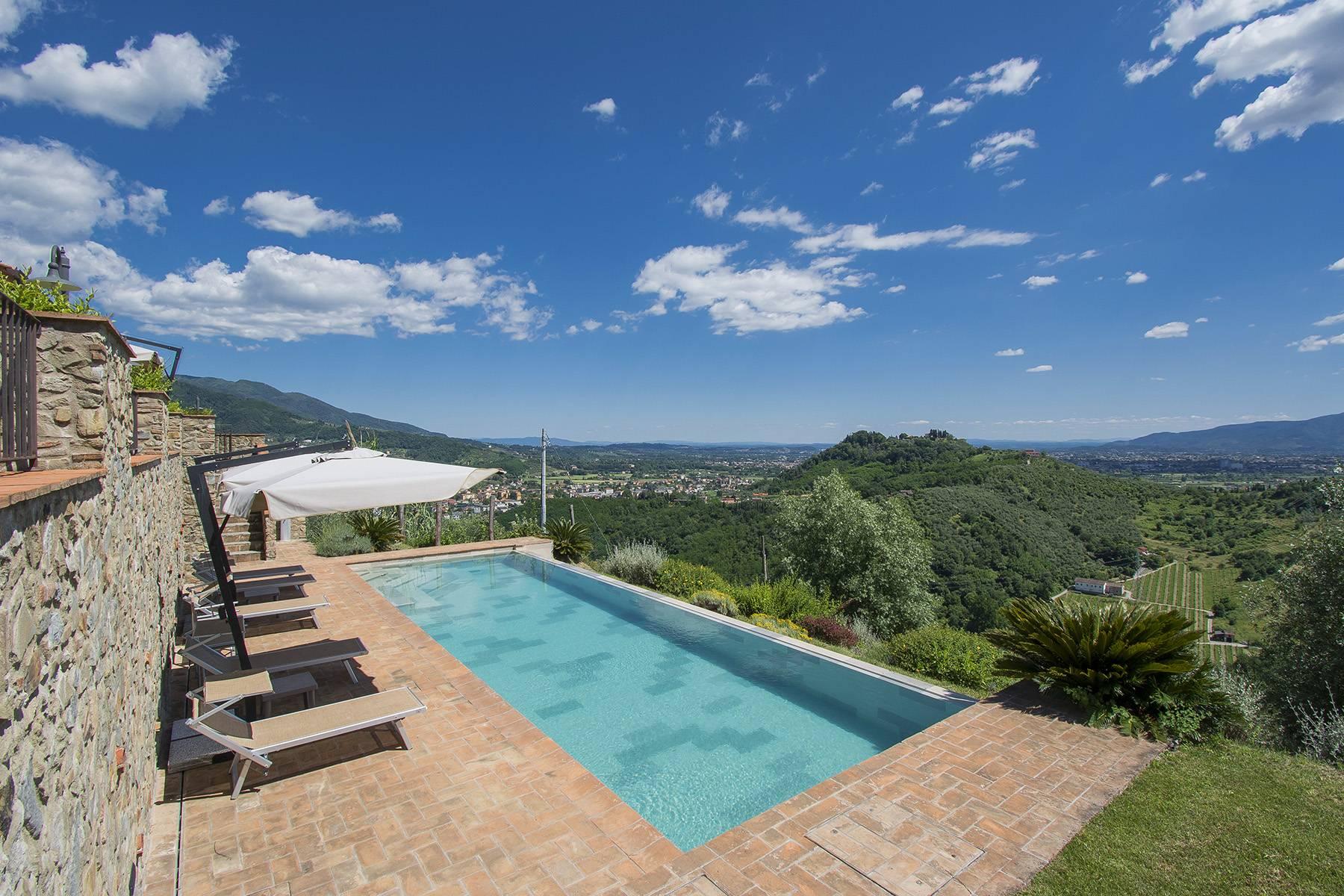 Superbe villa de campagne sur les collines de Lucca avec vignoble - 26
