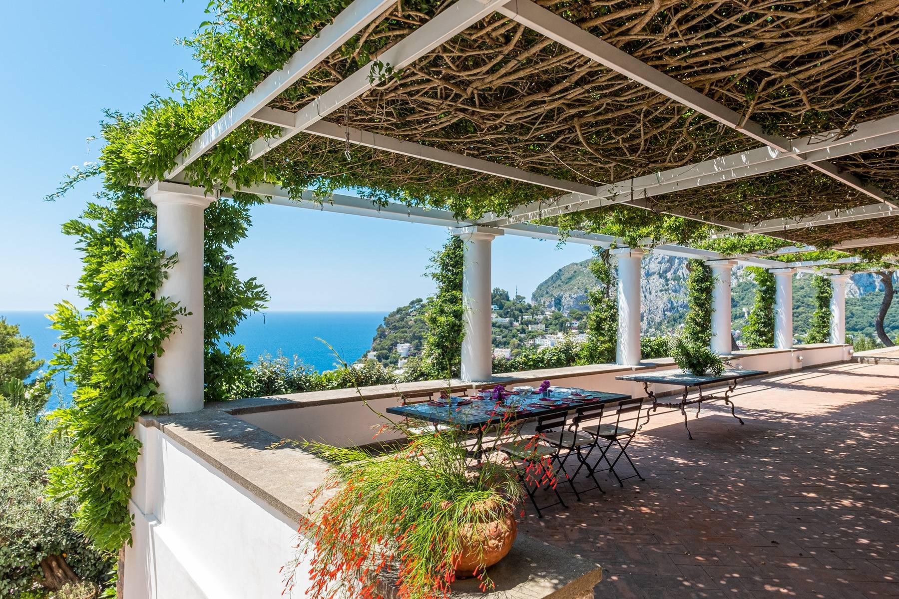 Meravigliosa villa con piscina affacciata su Capri e sul mare - 1