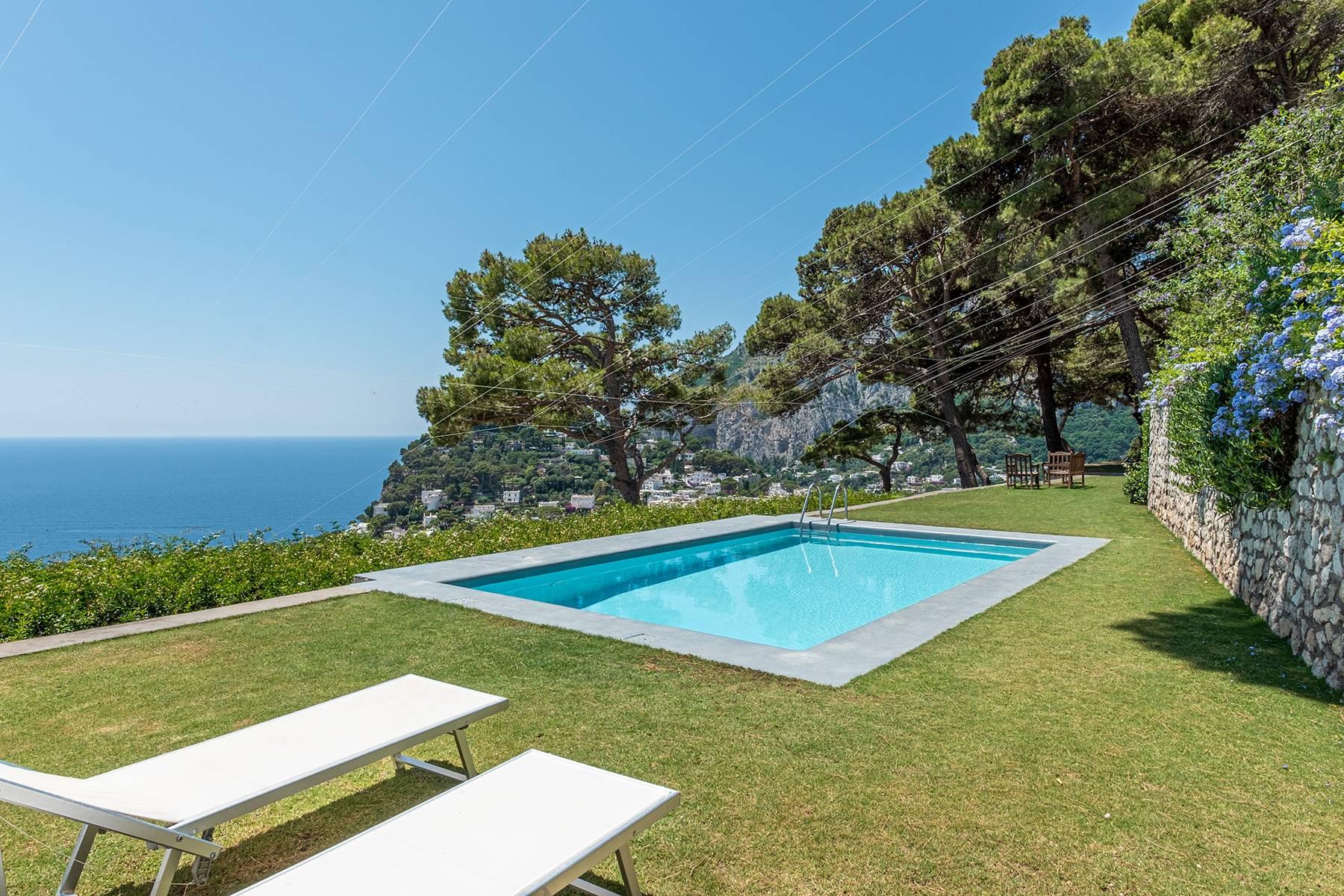 Meravigliosa villa con piscina affacciata su Capri e sul mare - 7