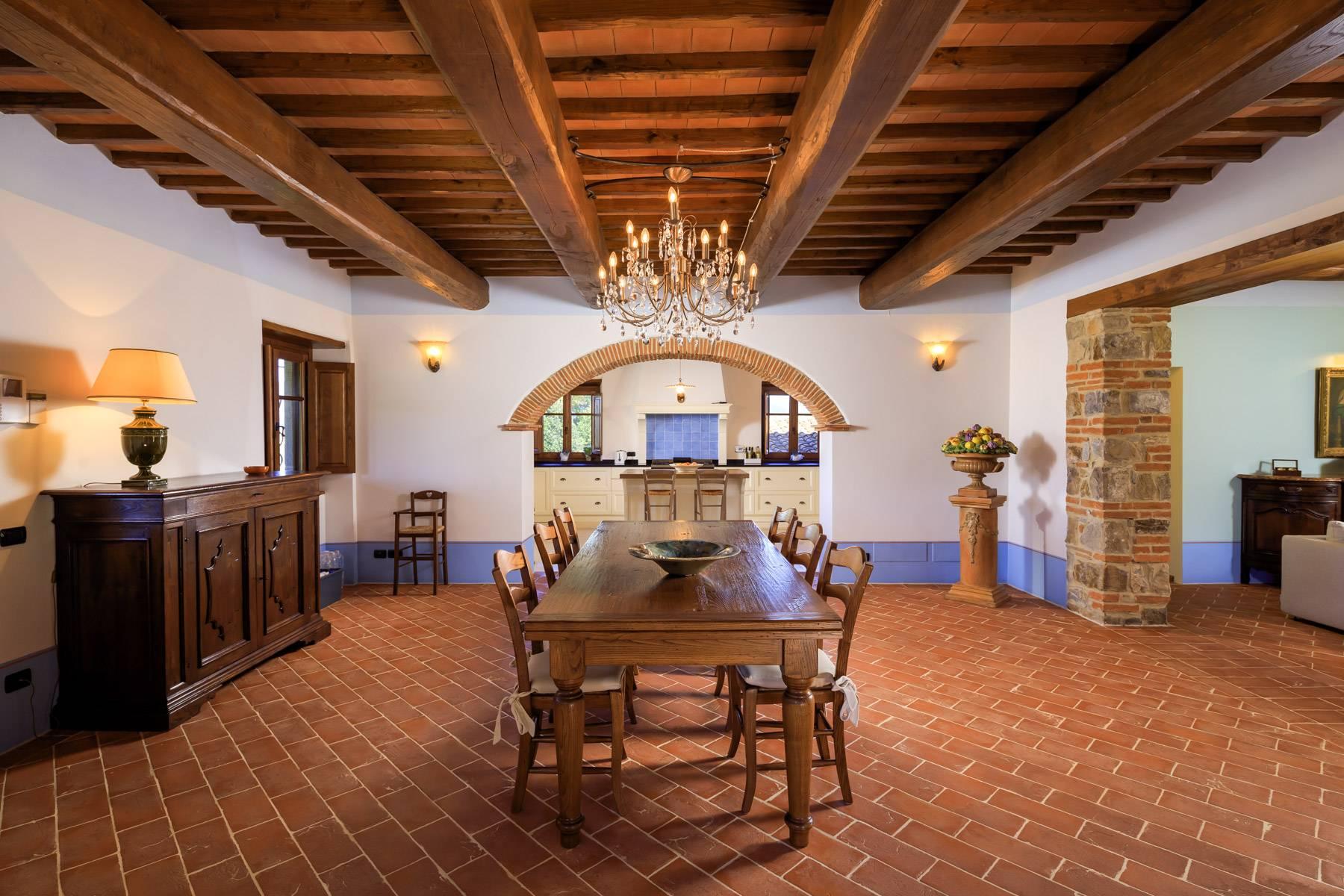 Wunderschöne Villa mit Blick auf das Casentino Tal - 9