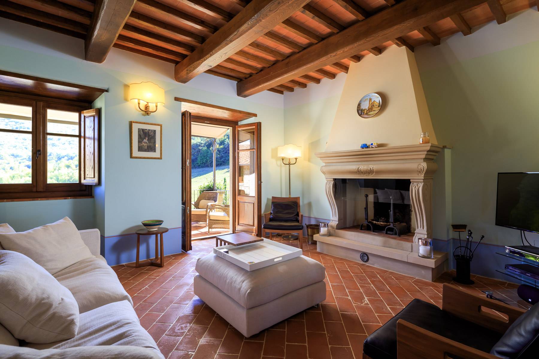 Wunderschöne Villa mit Blick auf das Casentino Tal - 23