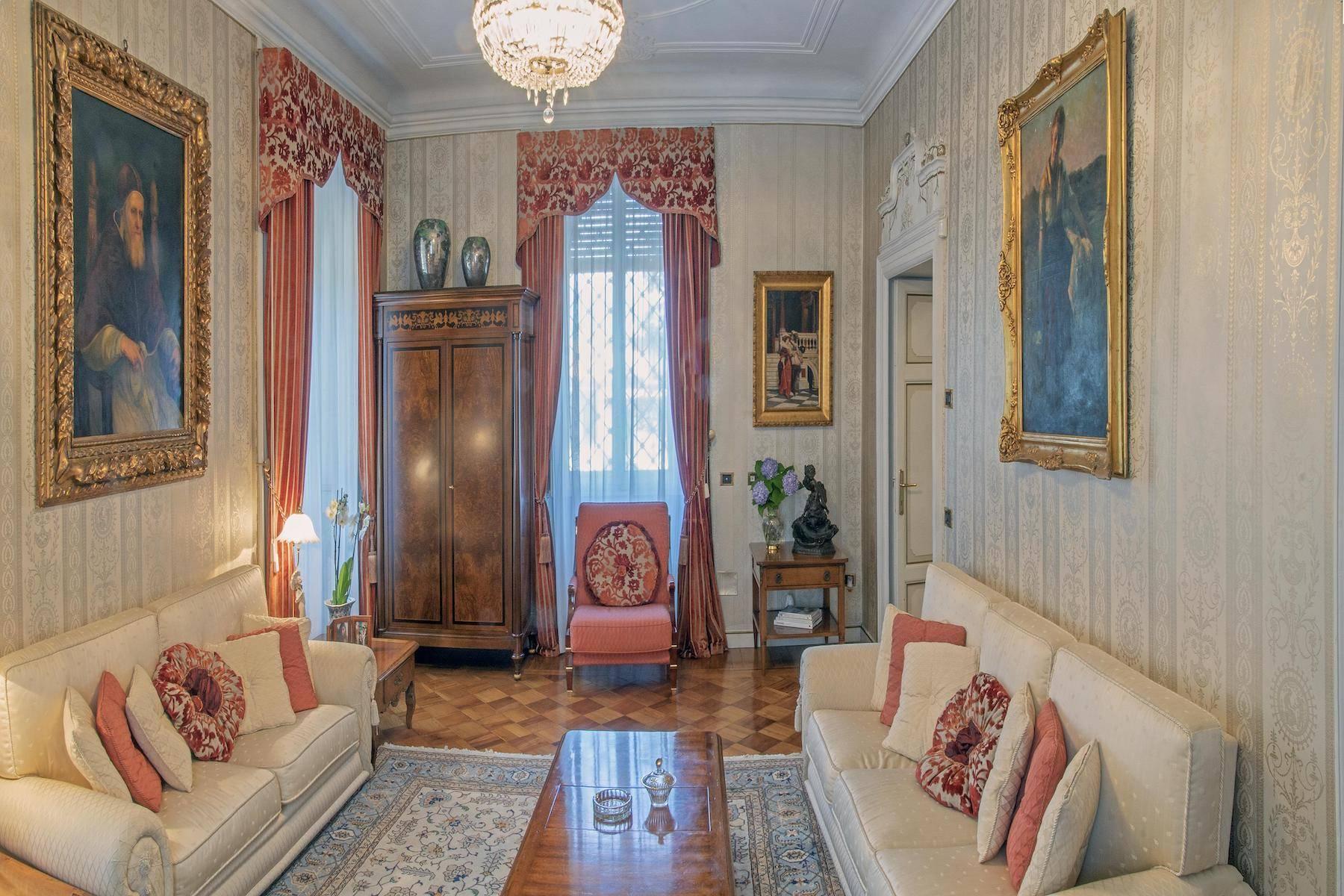 Majestic period villa with swimming pool and tower in the heart of Stresa - 17