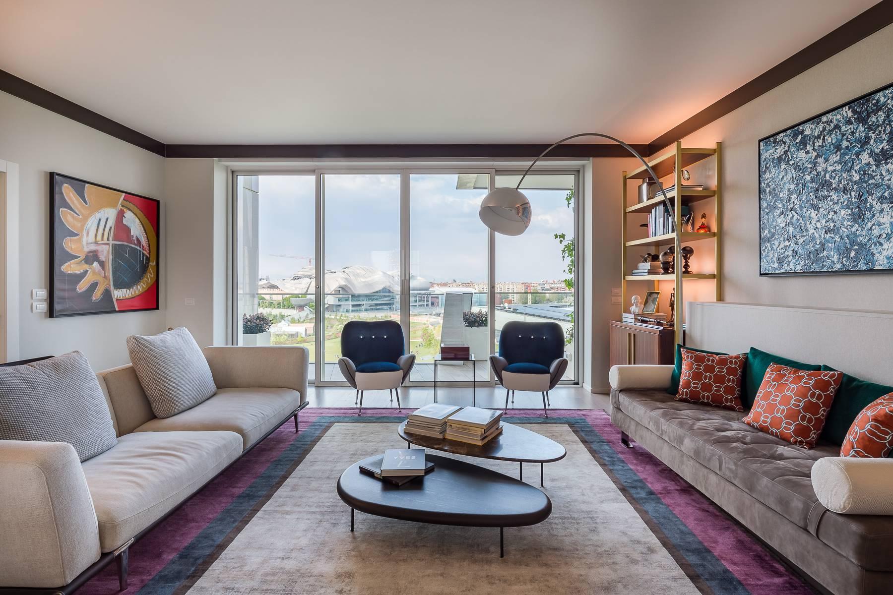 Magnifique appartement avec des meubles de design dans le quartier City Life - 2