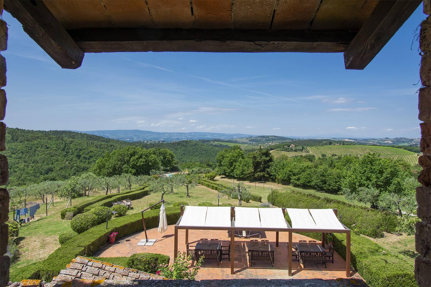Panoramic agriturismo producing organic olive oil of Chianti - 2
