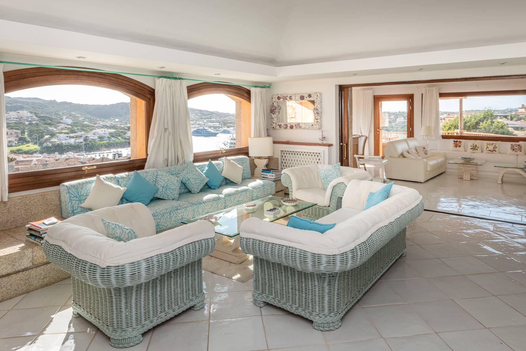 Important independent villa with beautiful panoramic views of the bay and marina of Porto Cervo. - 7