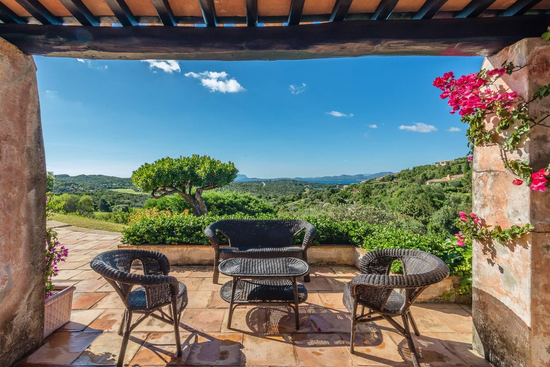Panoramic independent villa with sea view in the Pevero Golf hill - 11