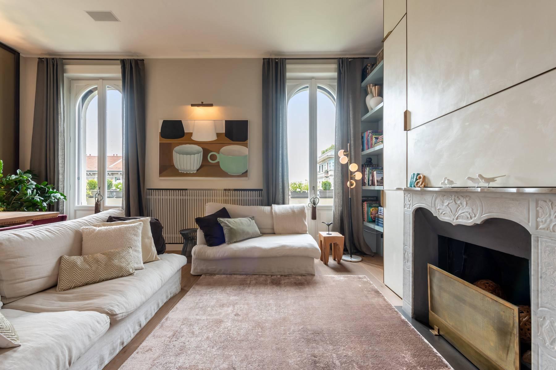 Splendido attico perfettamente ristrutturato con grande gusto, in vendita, Milano | Sotheby’s Realty Italy - 3
