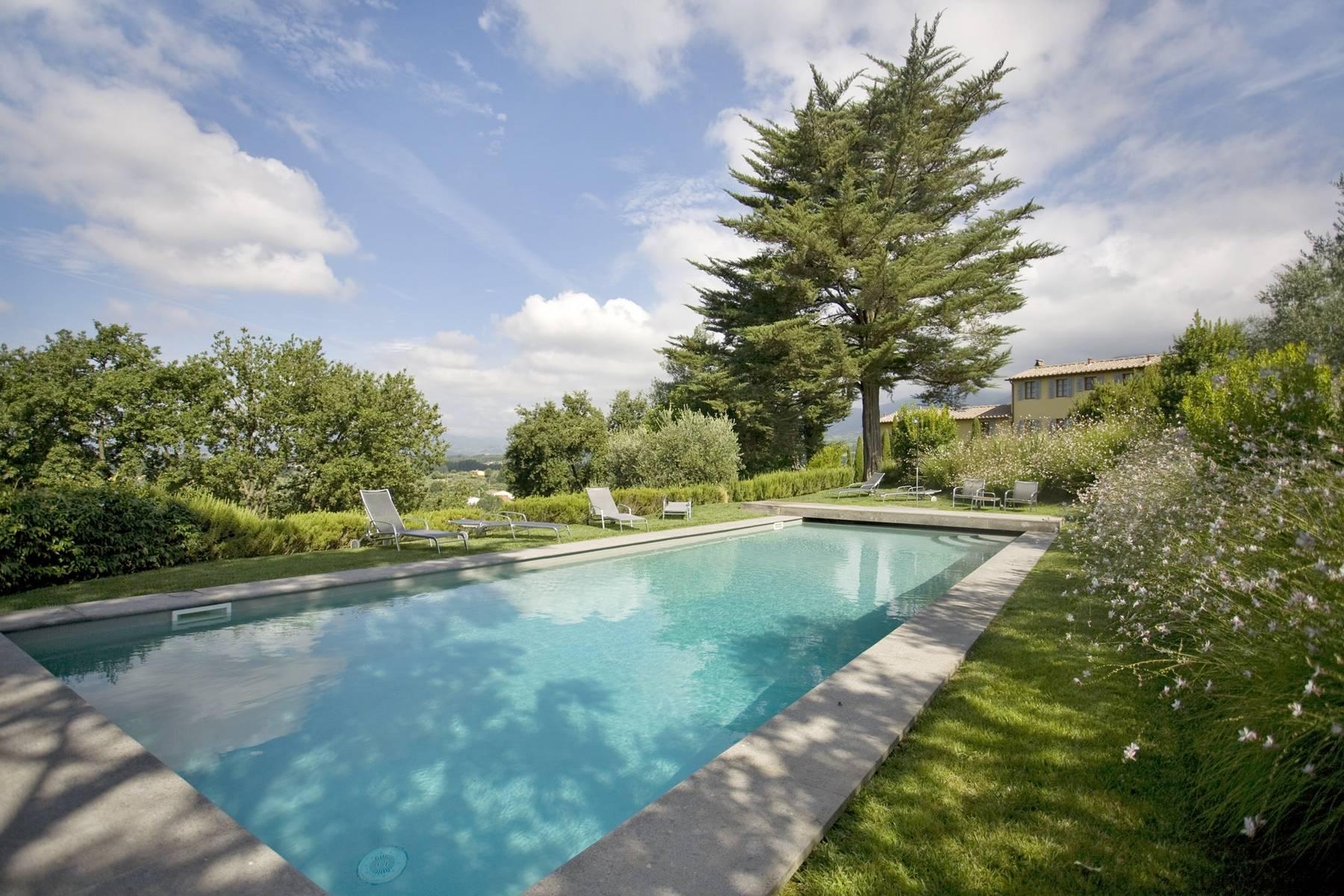Renommierte Villa mit Olivenhain und Weinberg auf den Hügeln von Lucca - 28