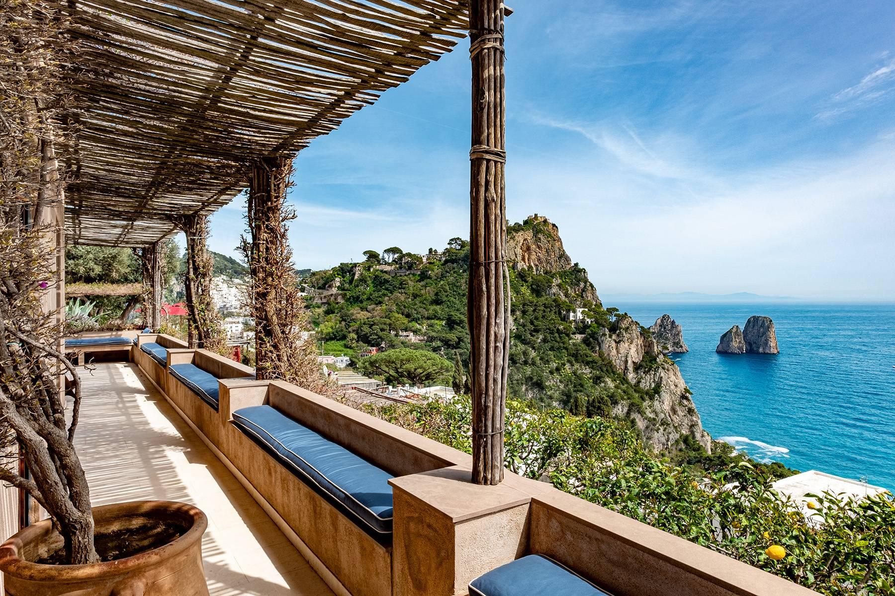 Remarkable design villa with carved pool overlooking the Faraglioni rocks. - 29