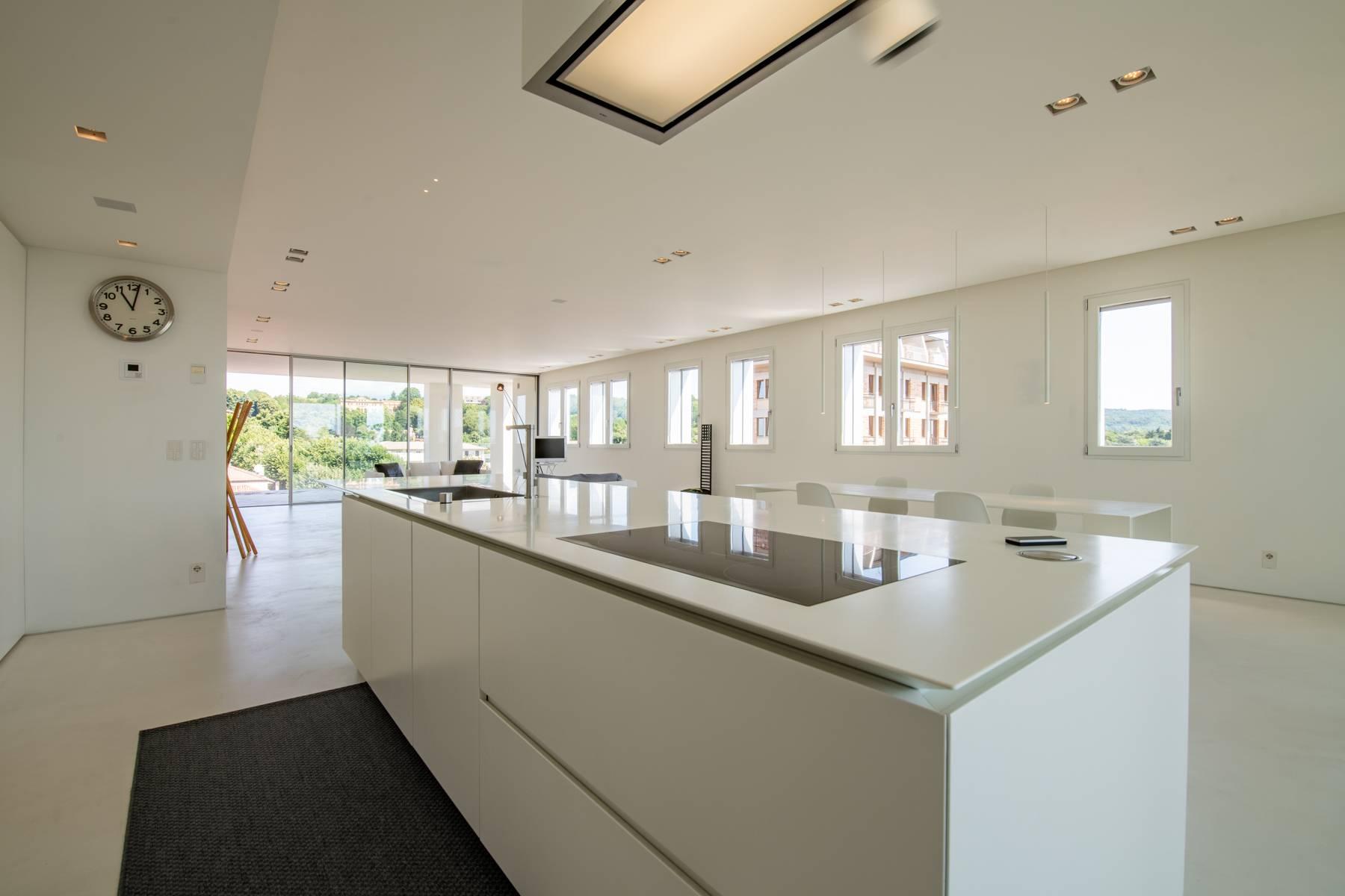 Elegante attico panoramico moderno di raffinato design dautore a basso consumo - 6