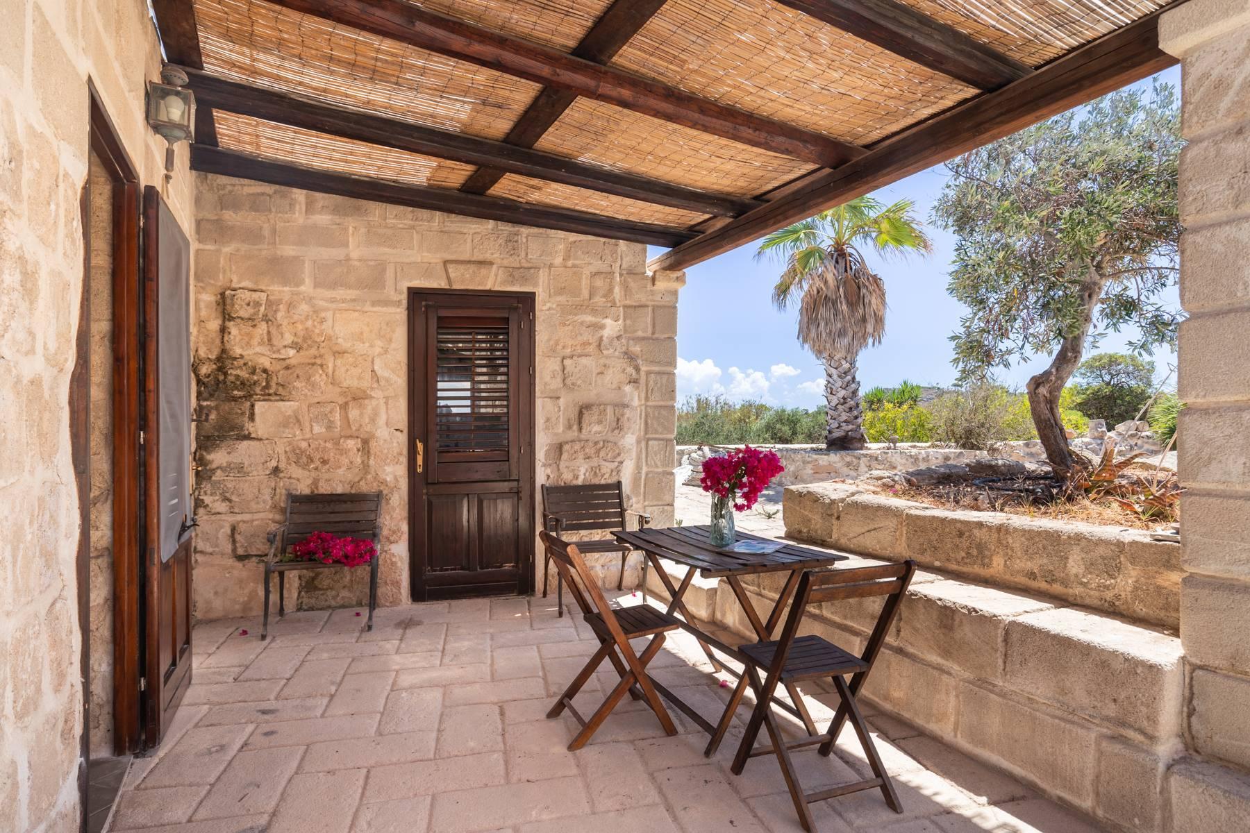 Splendid property on the island of Favignana consisting of two houses and an annex immersed in a typical garden with Mediterranean scrub and fruit trees and a stone's throw from Cala San Nicola - 45