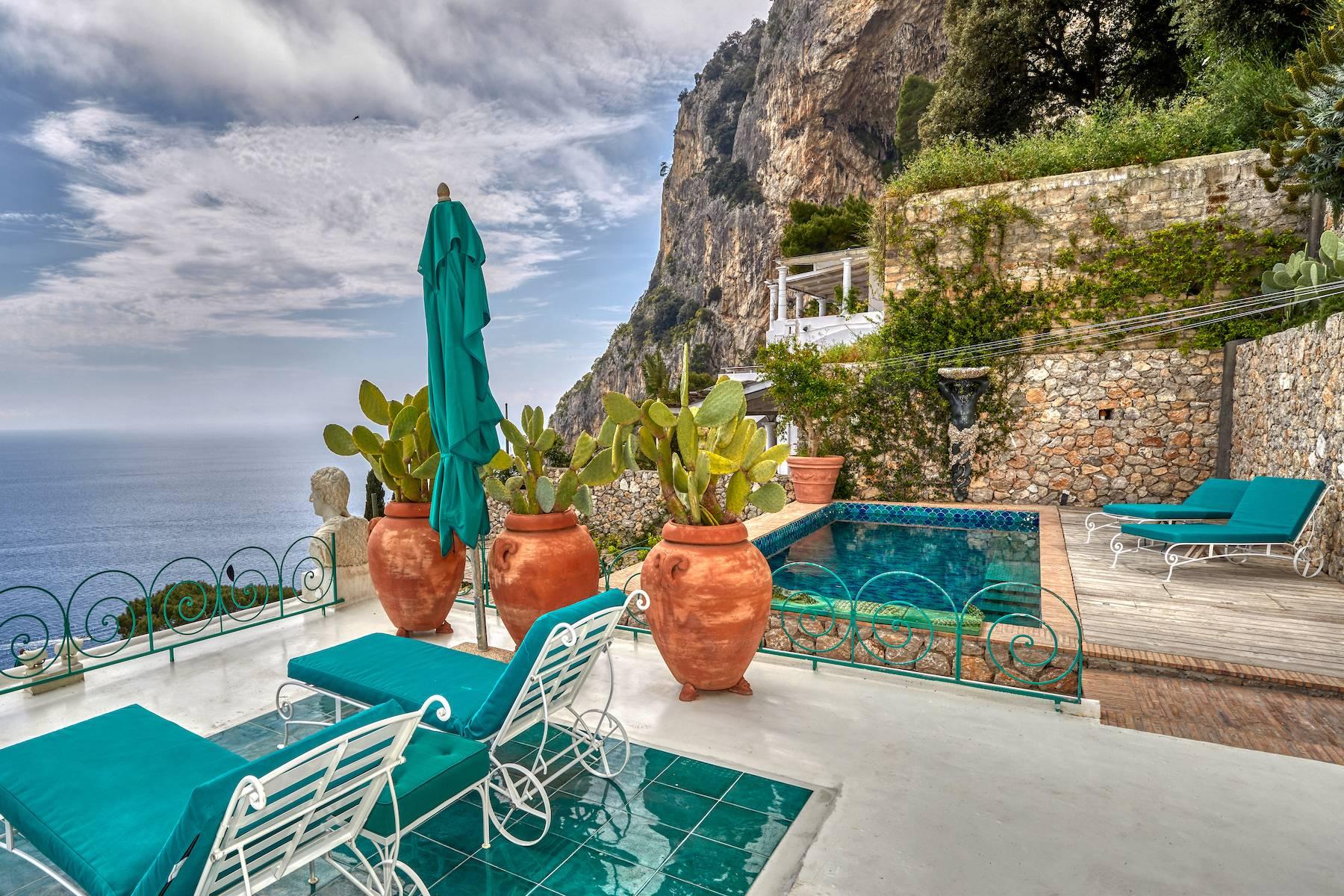 Villa 4 Imperatori con vista meravigliosa a Capri - 34