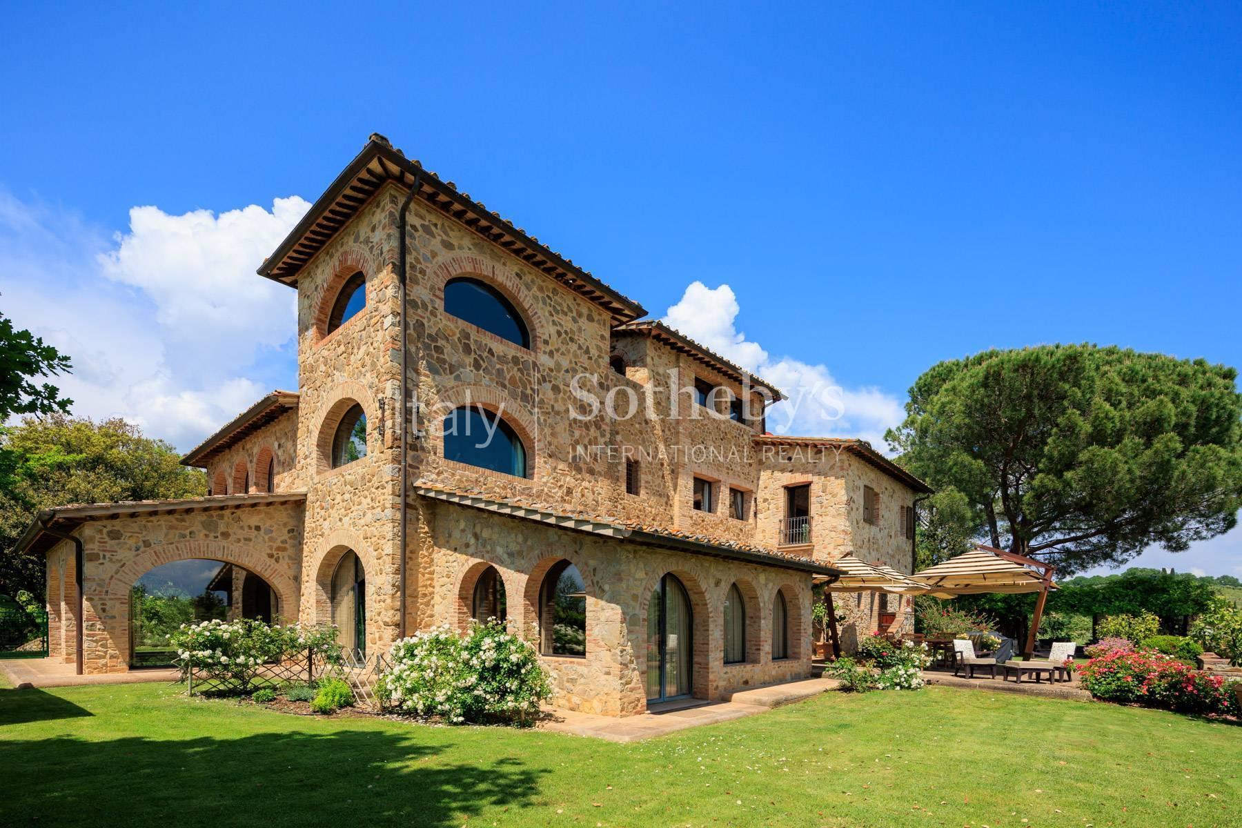 Exceptionnelle villa avec piscine interne et externe près de Siena - 4