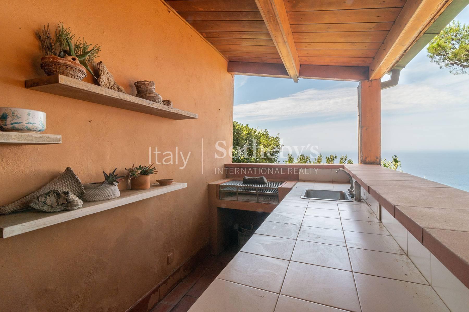 Villa with magnificent sea view and terraces in Argentario - 26