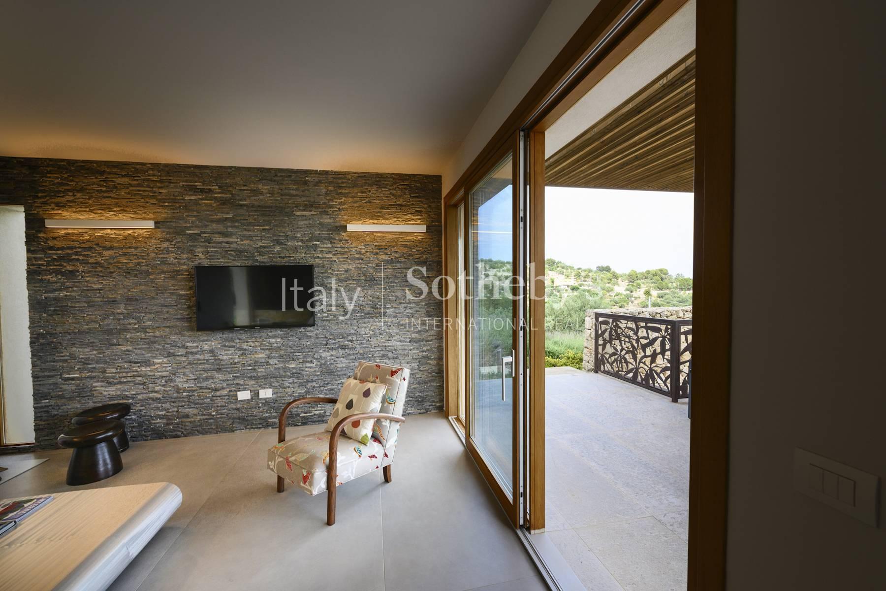 Villa de luxe dans la campagne d'Avola avec vue sur la mer - 9