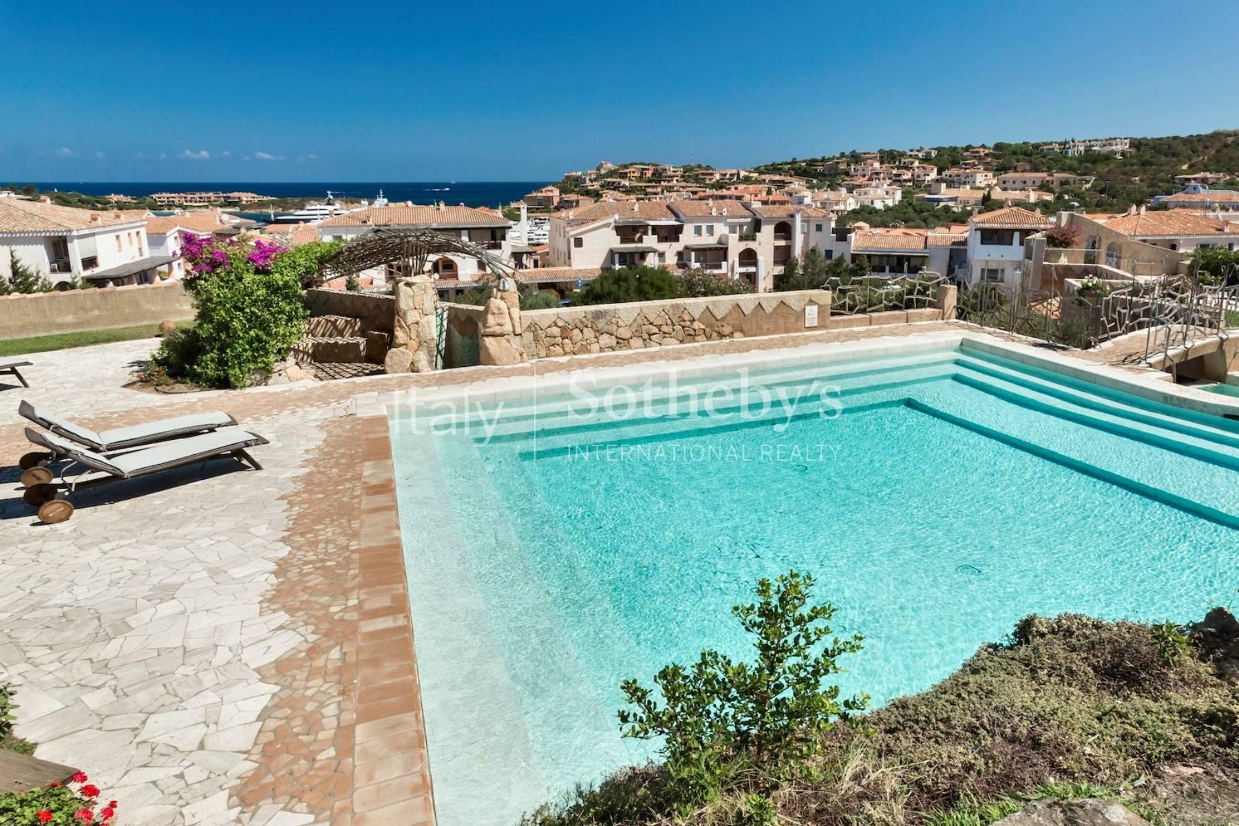 Elegantly furnished apartment with a picturesque view of the marina and the bay of Porto Cervo. - 10