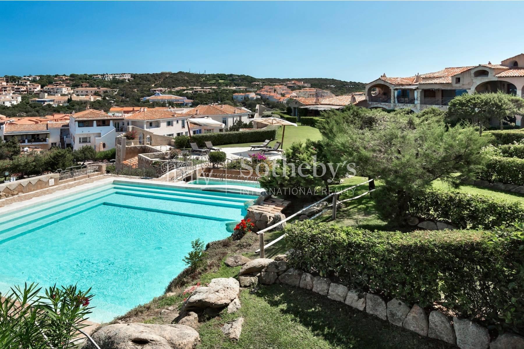 Elegantly furnished apartment with a picturesque view of the marina and the bay of Porto Cervo. - 8