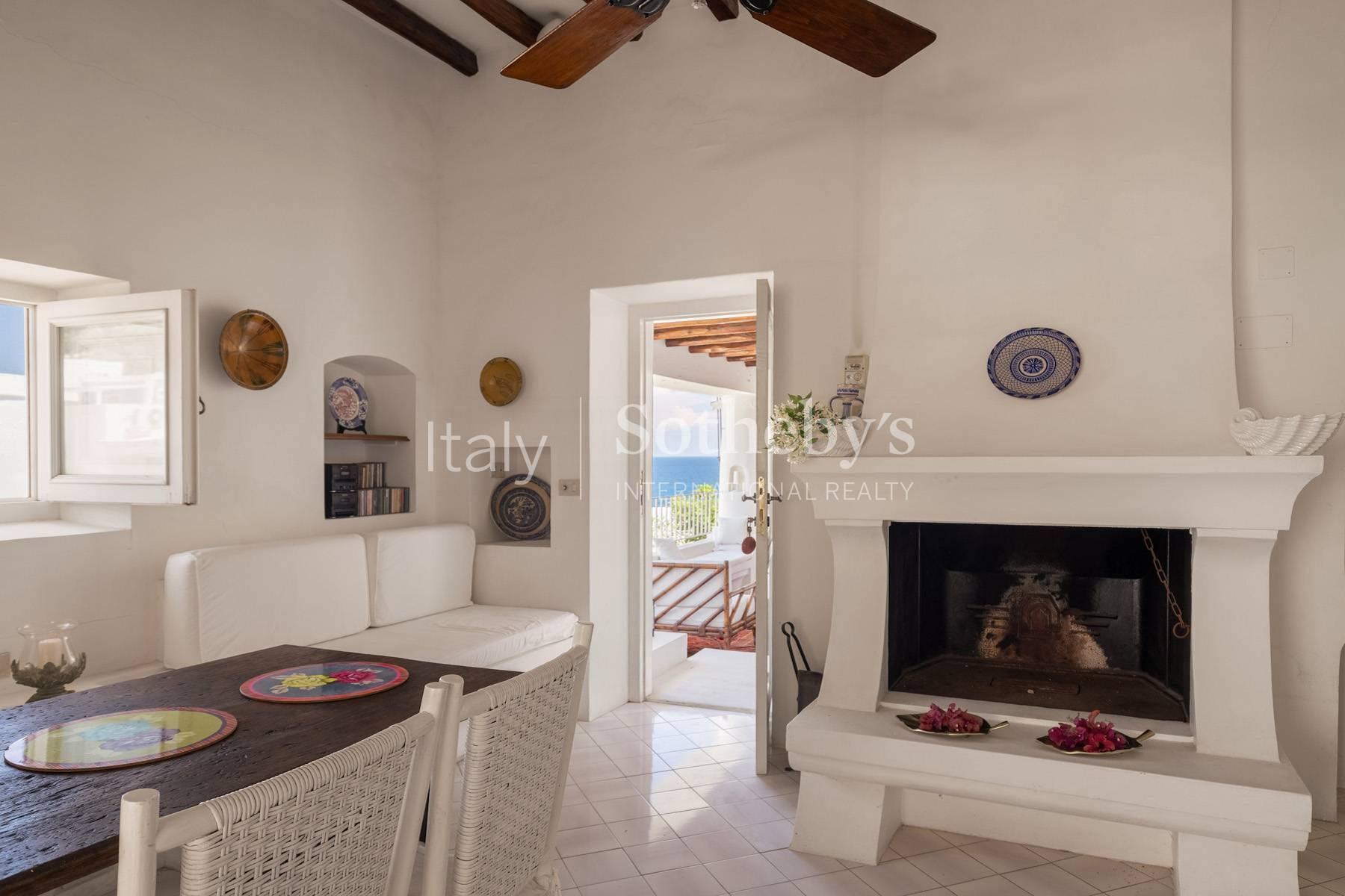 Characteristic Aeolian house in Panarea with sea view terraces - 10