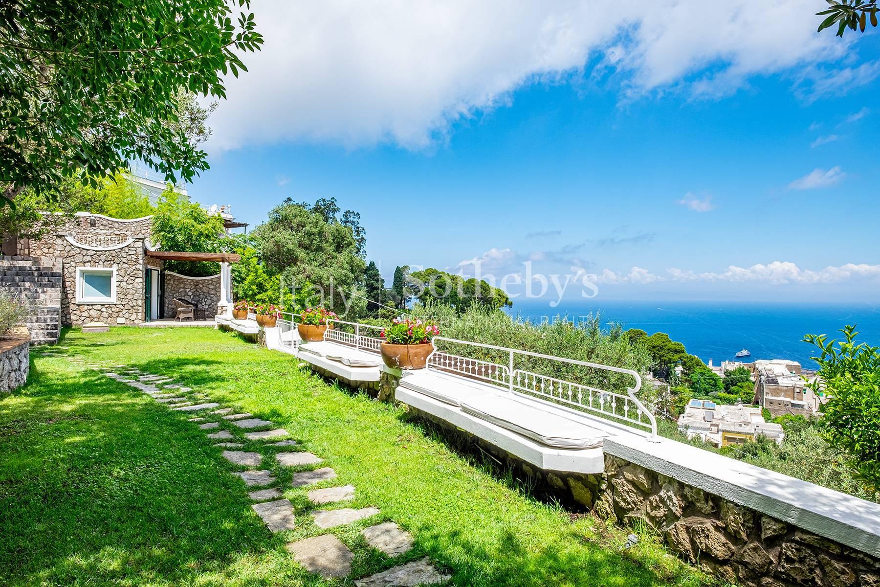 Panoramic villa with pool in the center of Capri - 7