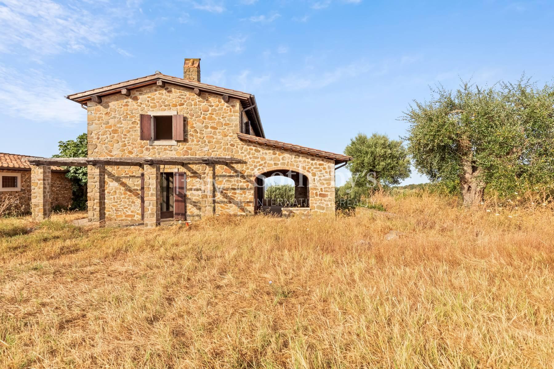 Panoramic stone farmhouse with  olive groves and sea views - 13