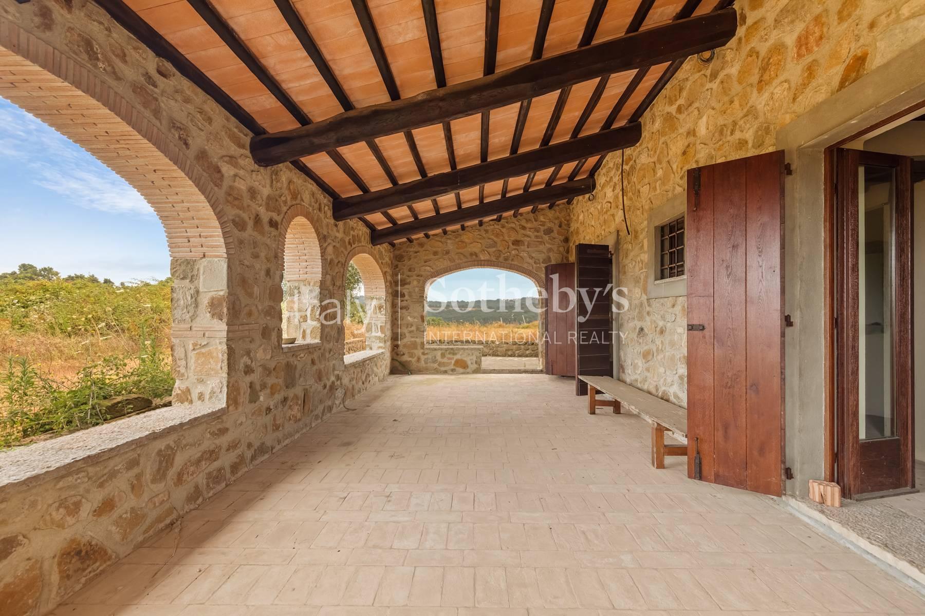 Panoramic stone farmhouse with  olive groves and sea views - 20
