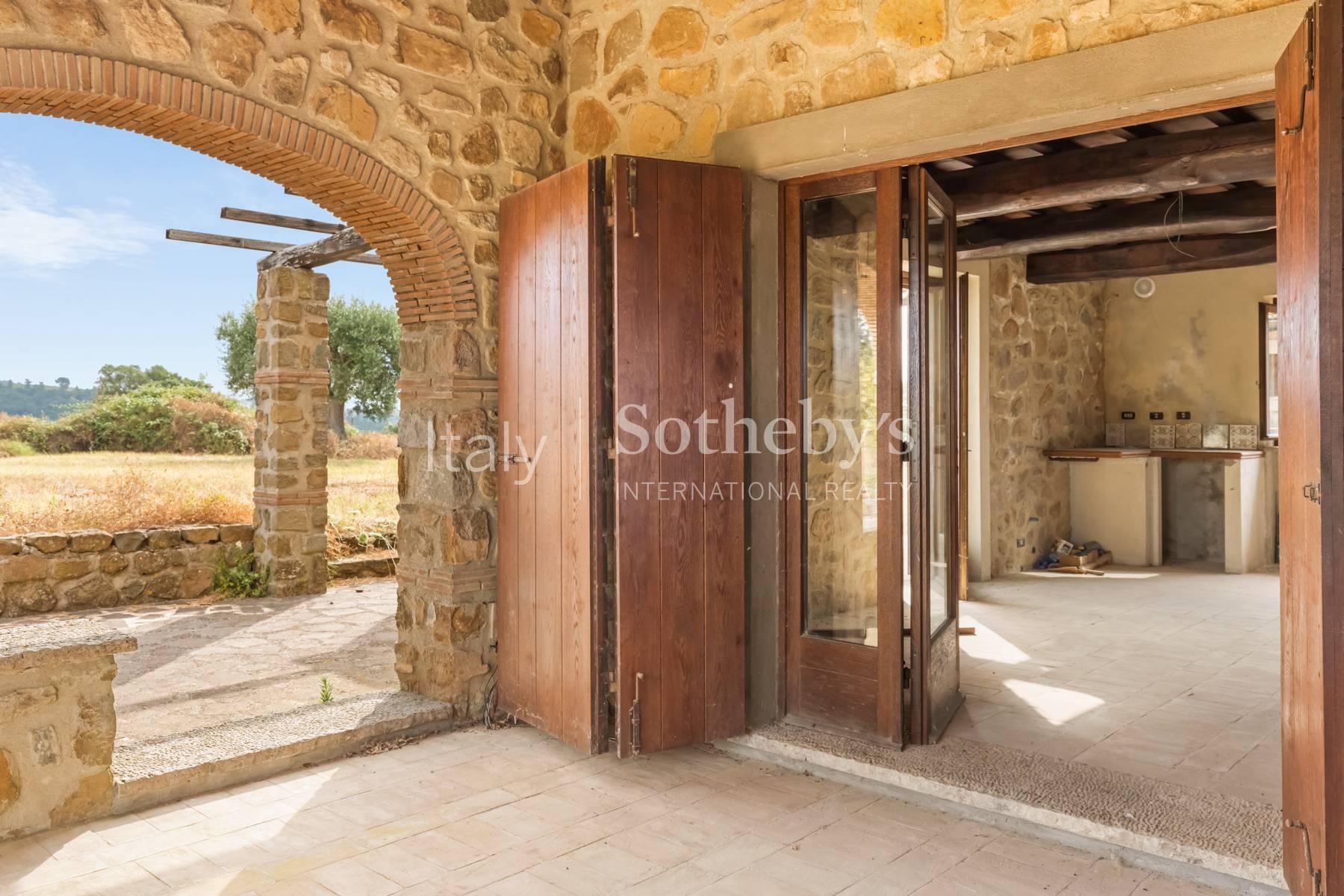 Panoramic stone farmhouse with  olive groves and sea views - 21