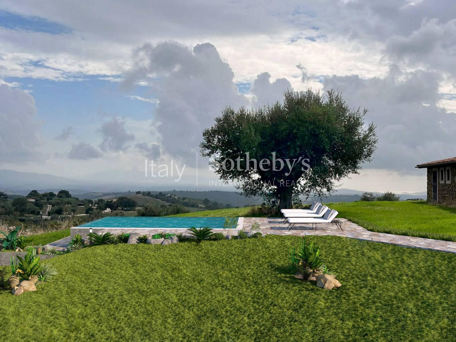 Panoramic stone farmhouse with  olive groves and sea views - 2