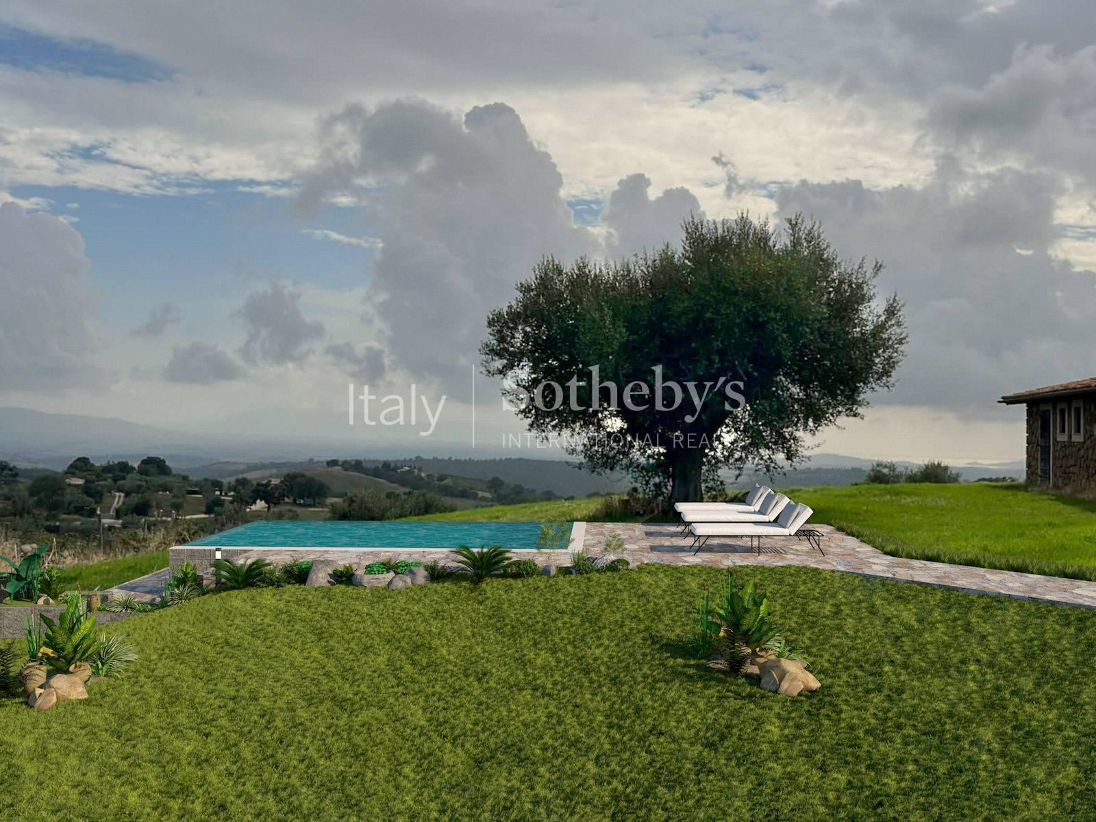 Panoramic stone farmhouse with  olive groves and sea views - 10