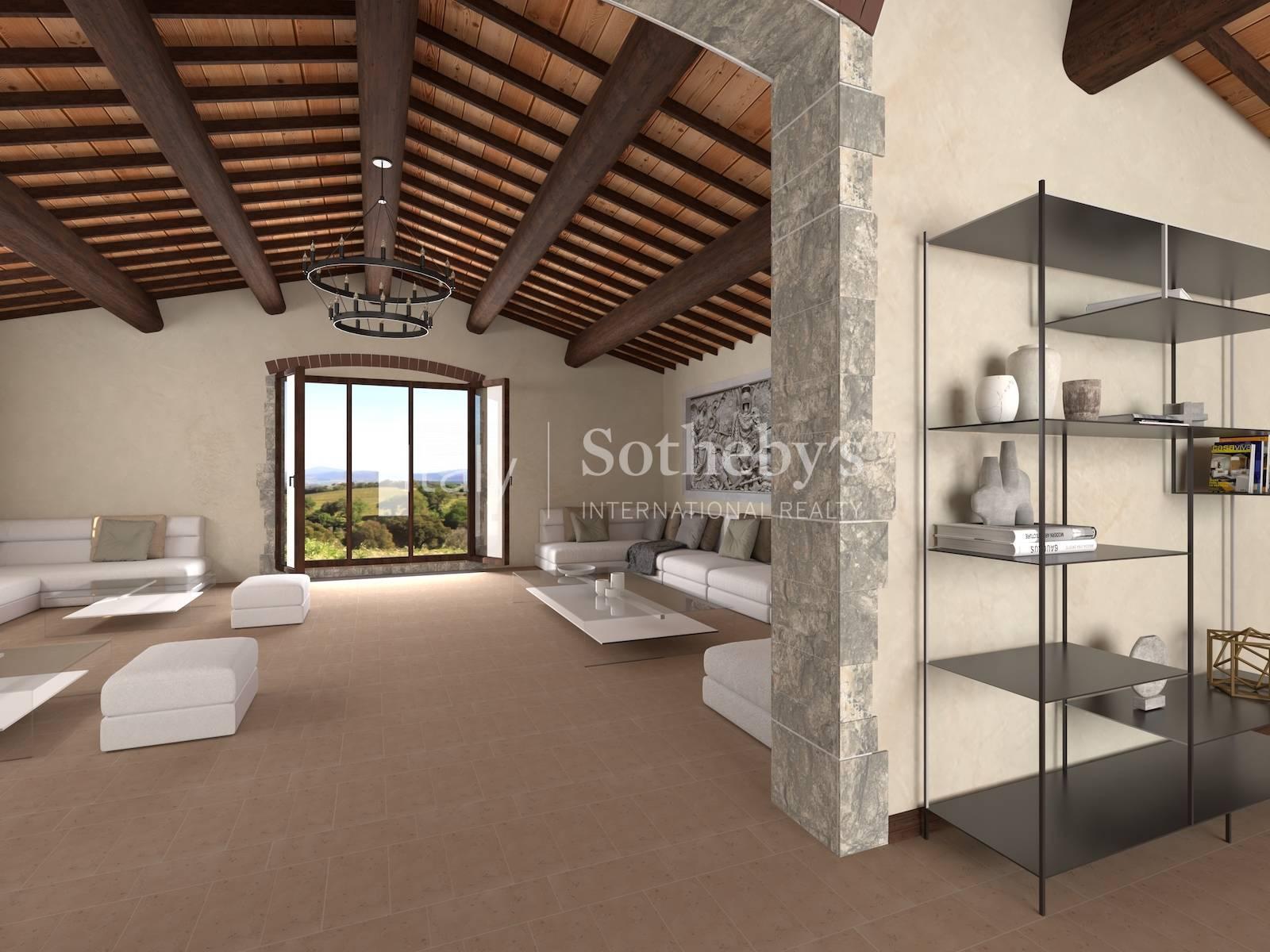 Panoramic stone farmhouse with  olive groves and sea views - 4