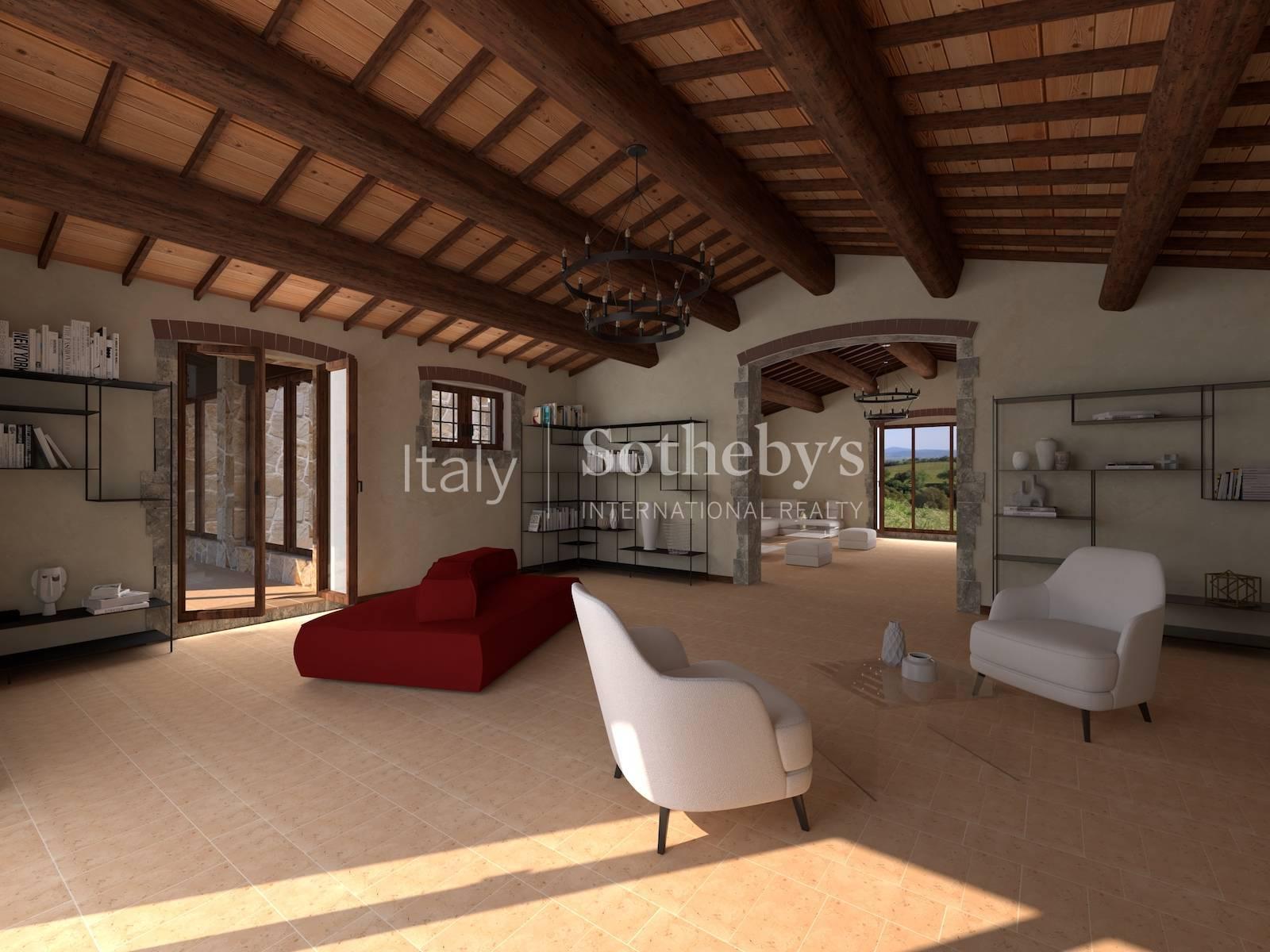 Panoramic stone farmhouse with  olive groves and sea views - 5