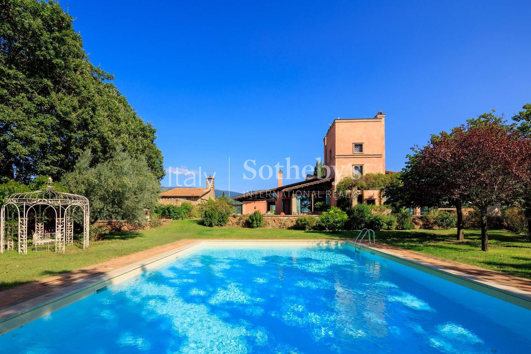 Villa con vista e piscina a Calvi dell' Umbria - 4