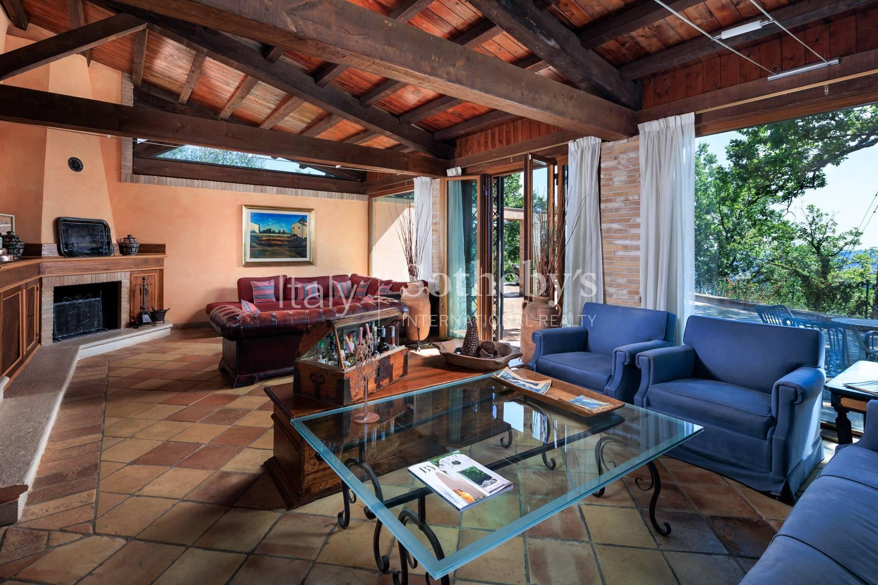 Villa with view and pool in Calvi dell' Umbria - 11