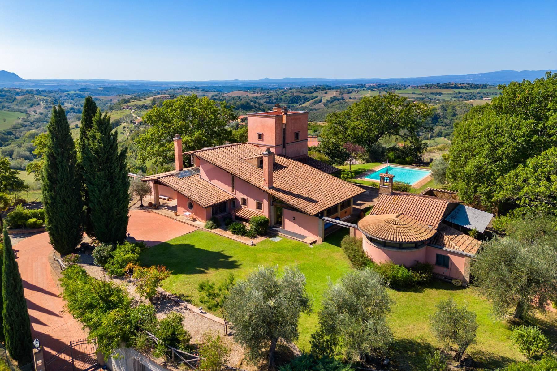 Villa con vista e piscina a Calvi dell' Umbria - 1