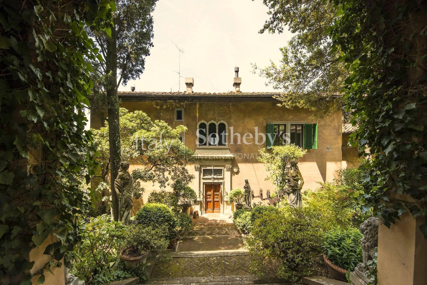 Herrliche Villa in Fiesole mit Nebengebäude und Blick auf Florenz - 3