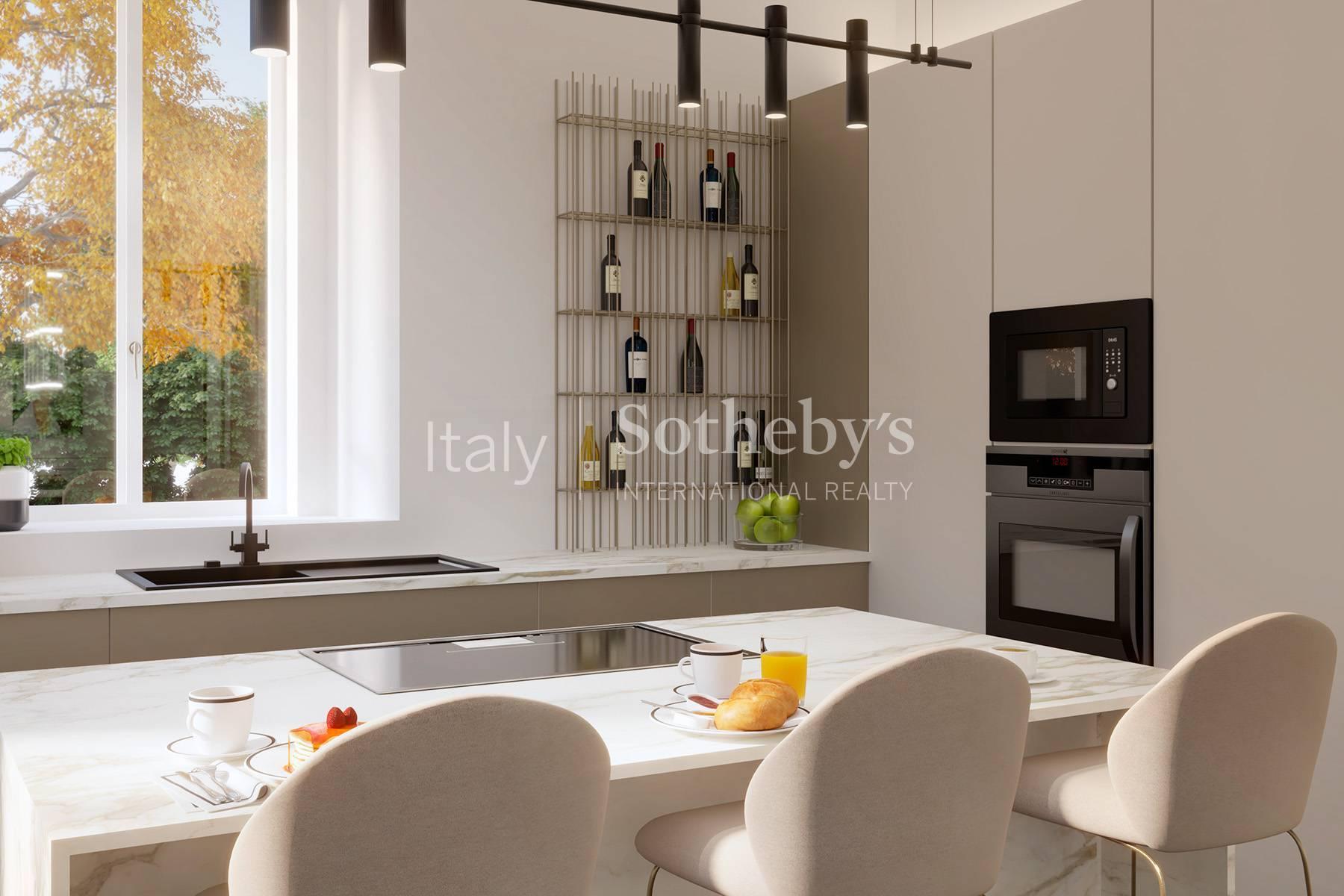 Exclusive residence with garden on Via Fratelli Gabba - 3