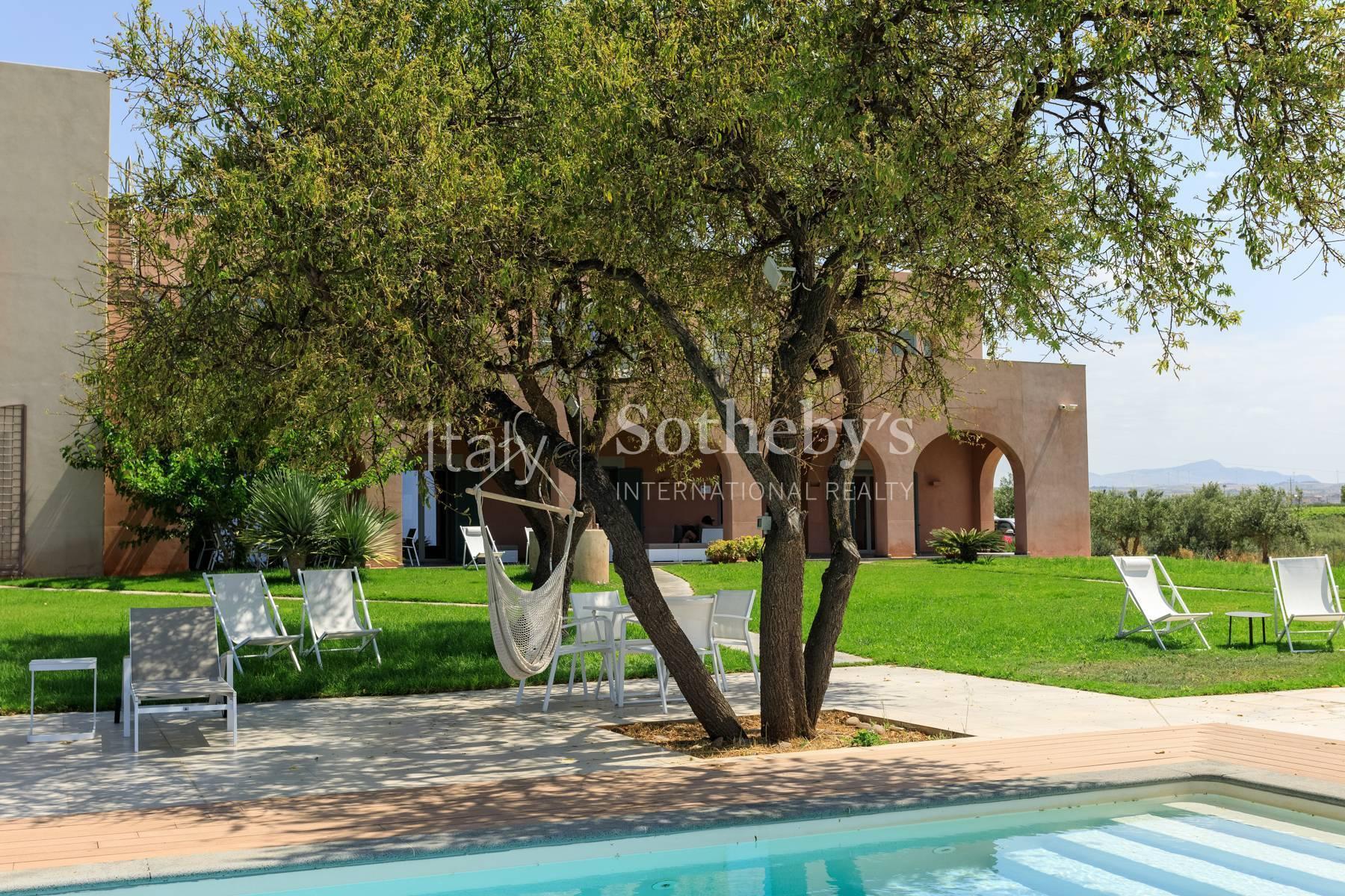 Elegant Sea View Farmhouse surrounded by olive trees in Menfi - 7