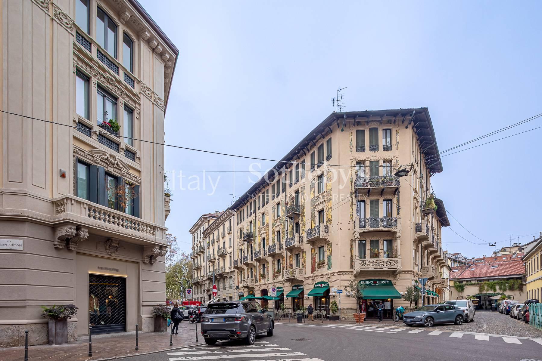 Elegante appartamento con terrazzo in contesto d'epoca, in vendita, Milano | Sotheby’s Realty Italy - 25