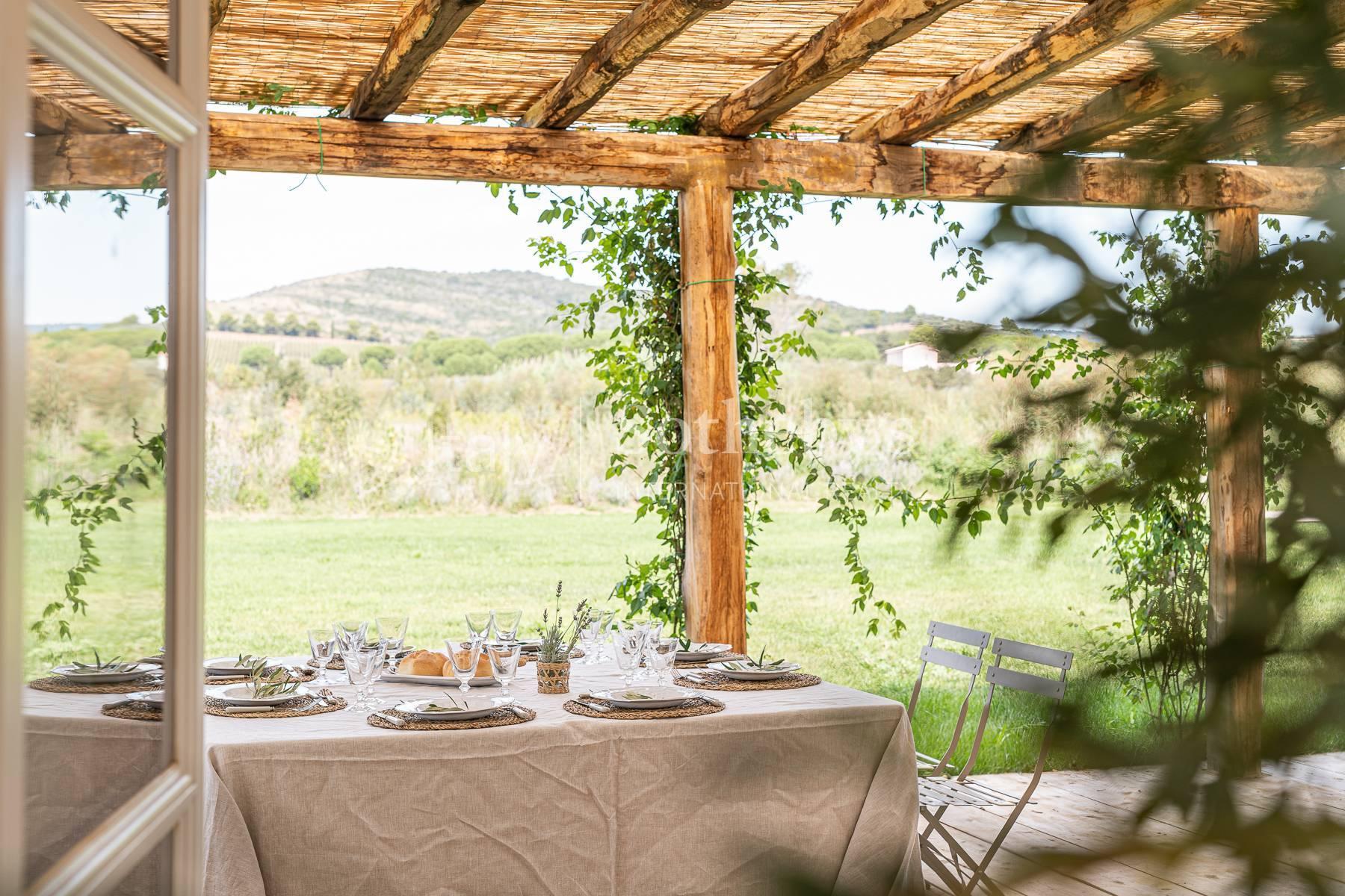 Capalbio: splendido casale con dependance e piscina - 8