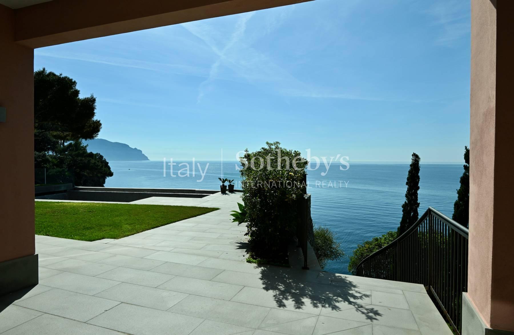 Meravigliosa villa pieds dans l'eau con posto barca, in vendita, Pieve Ligure | Sotheby’s Realty Italy - 23
