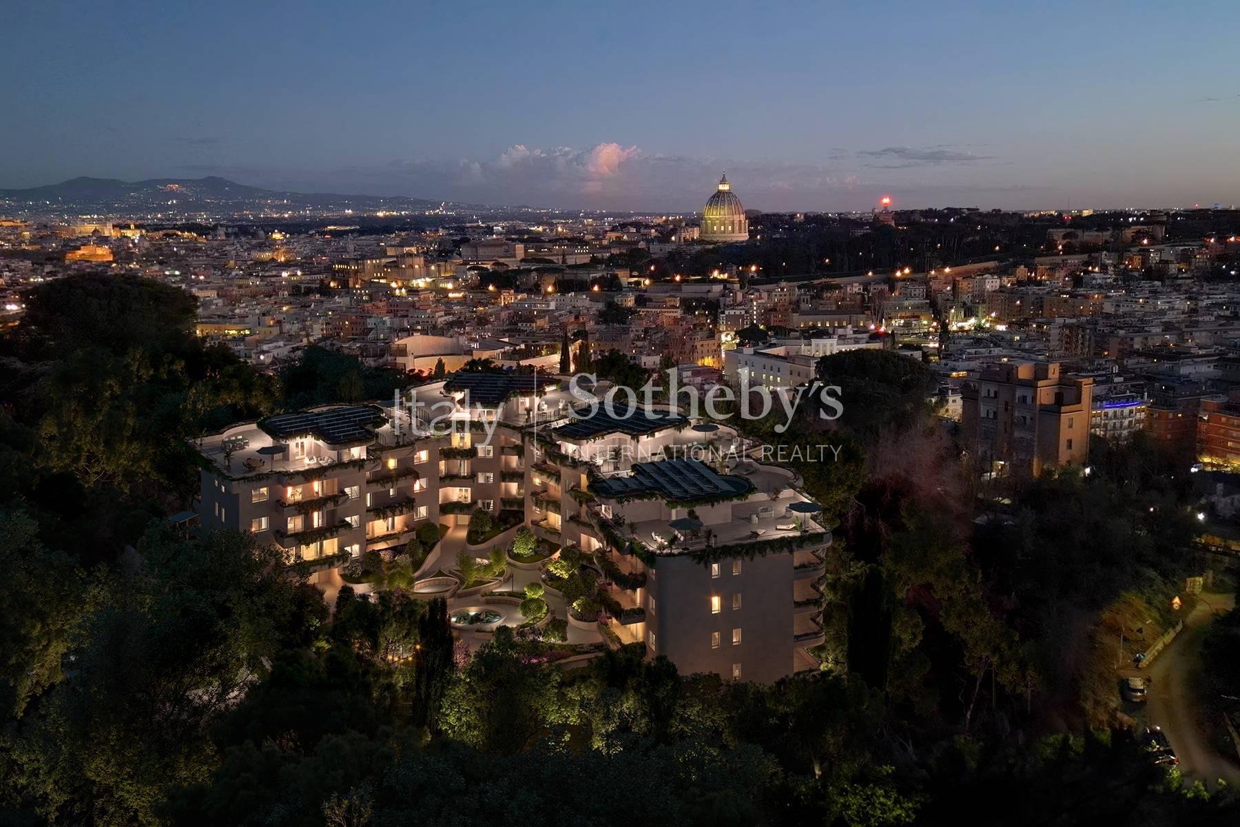 Terrazze Fedro - Attico panoramico su due livelli con viste dominanti su San Pietro, in vendita, Roma | Sotheby’s Realty Italy - 9
